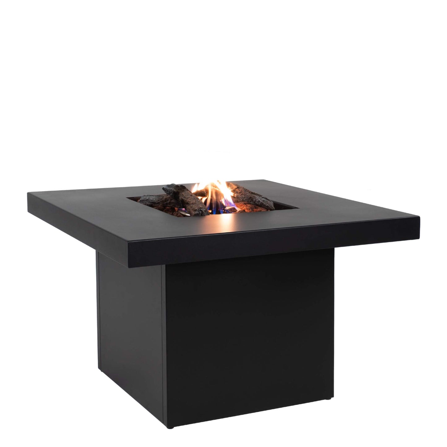 Cosibrixx 90 Anthracite Square Propane Gas Fire Pit Table
