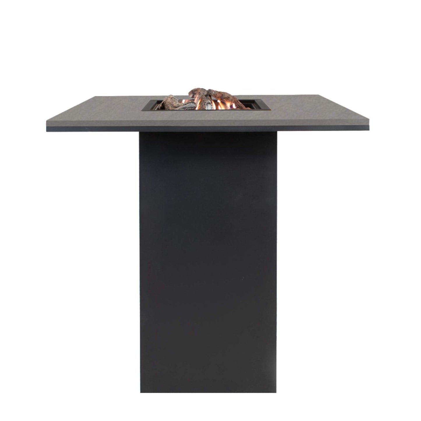 Cosiloft 100 Black Grey Propane Gas Fire Pit Bar Table