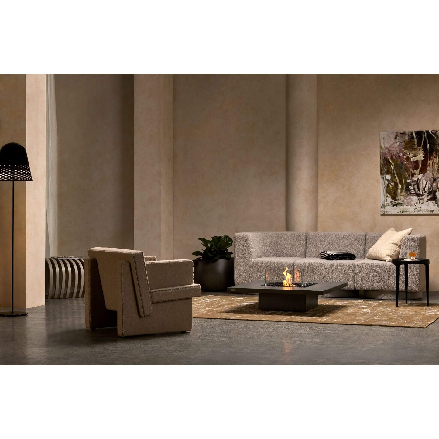 Ecosmart Fire Vertigo 40 Square Gas Fire Pit Table