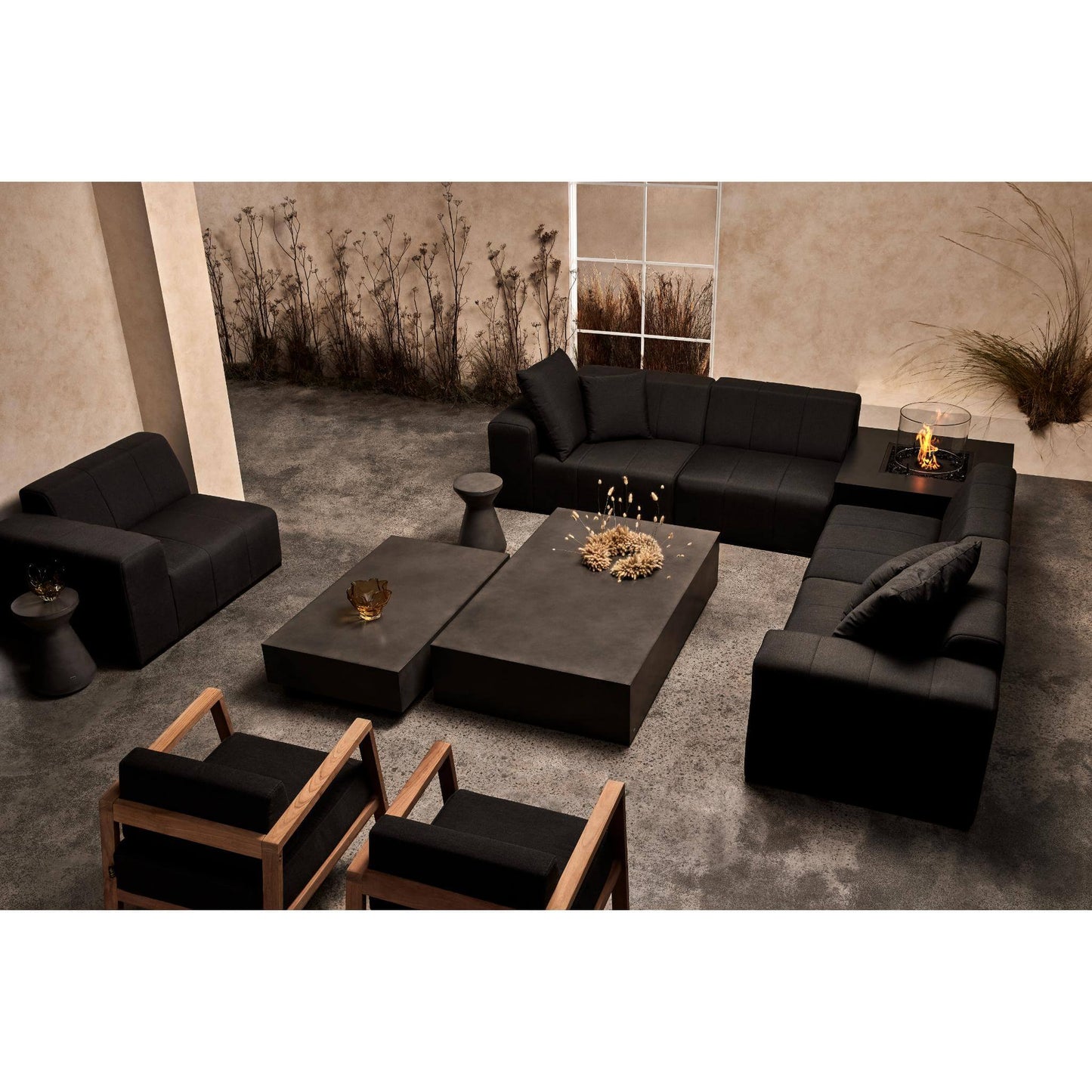 Ecosmart Fire Chaser 38 Square Gas Fire Pit Table