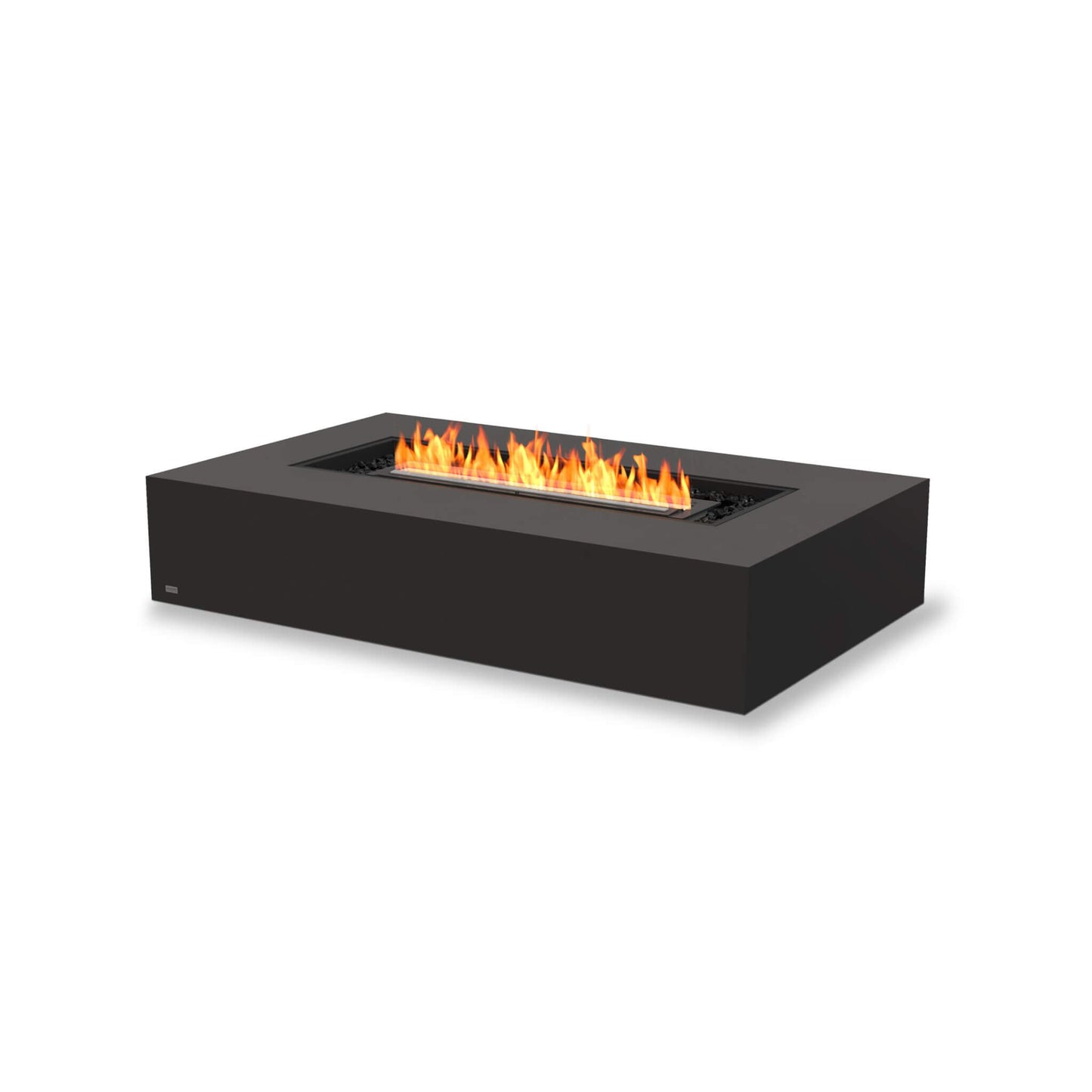 Ecosmart Fire Wharf Concrete Ethanol Gas Fire Pit Table