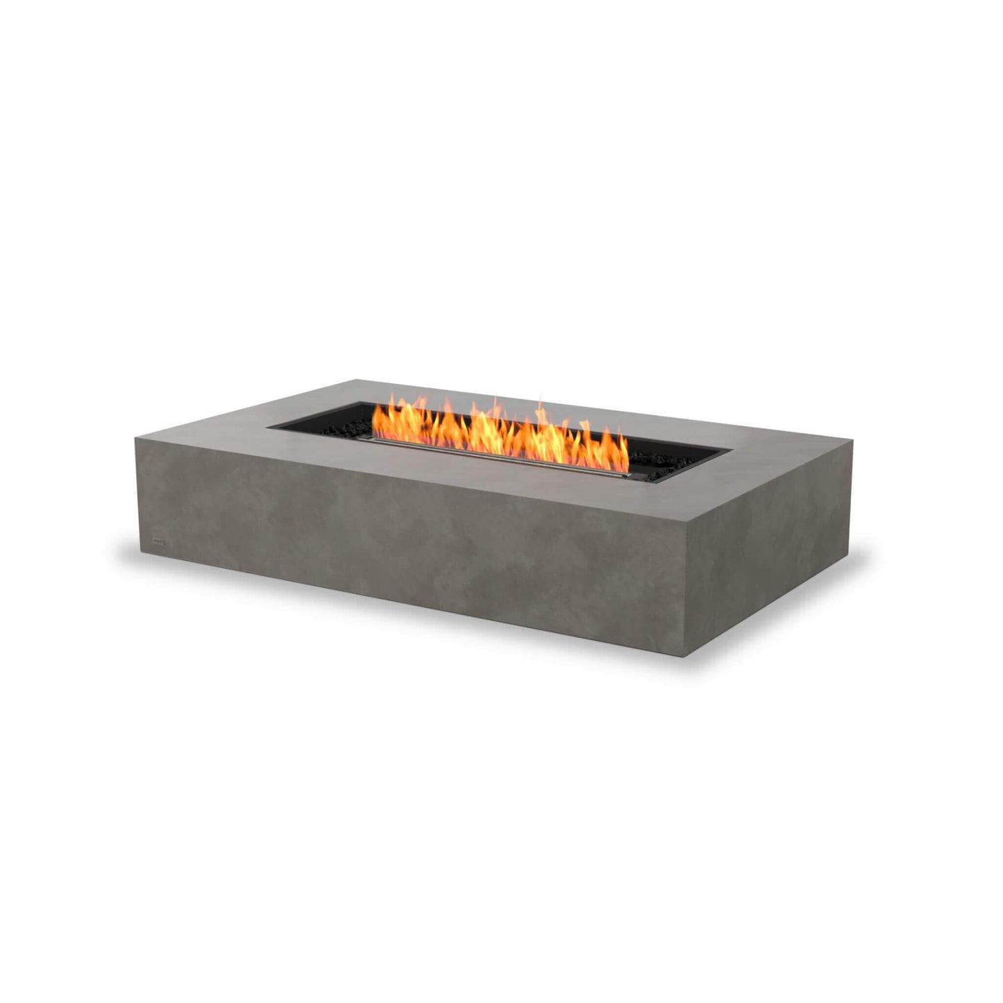 Ecosmart Fire Wharf Concrete Ethanol Gas Fire Pit Table