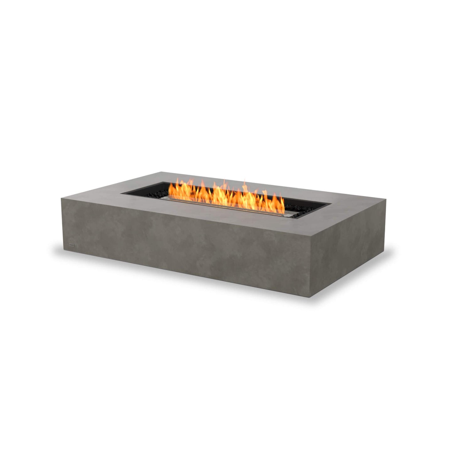 Ecosmart Fire Wharf Concrete Ethanol Gas Fire Pit Table