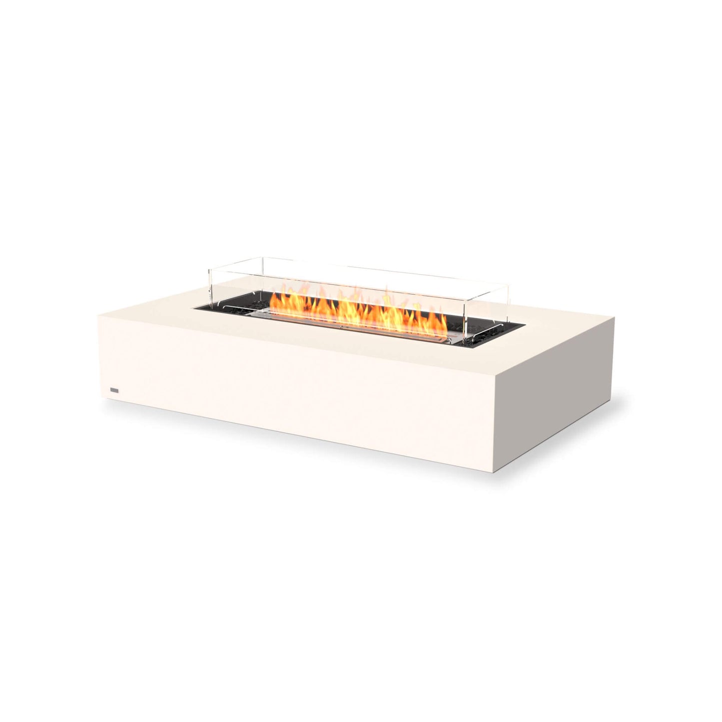 Ecosmart Fire Wharf Concrete Ethanol Gas Fire Pit Table