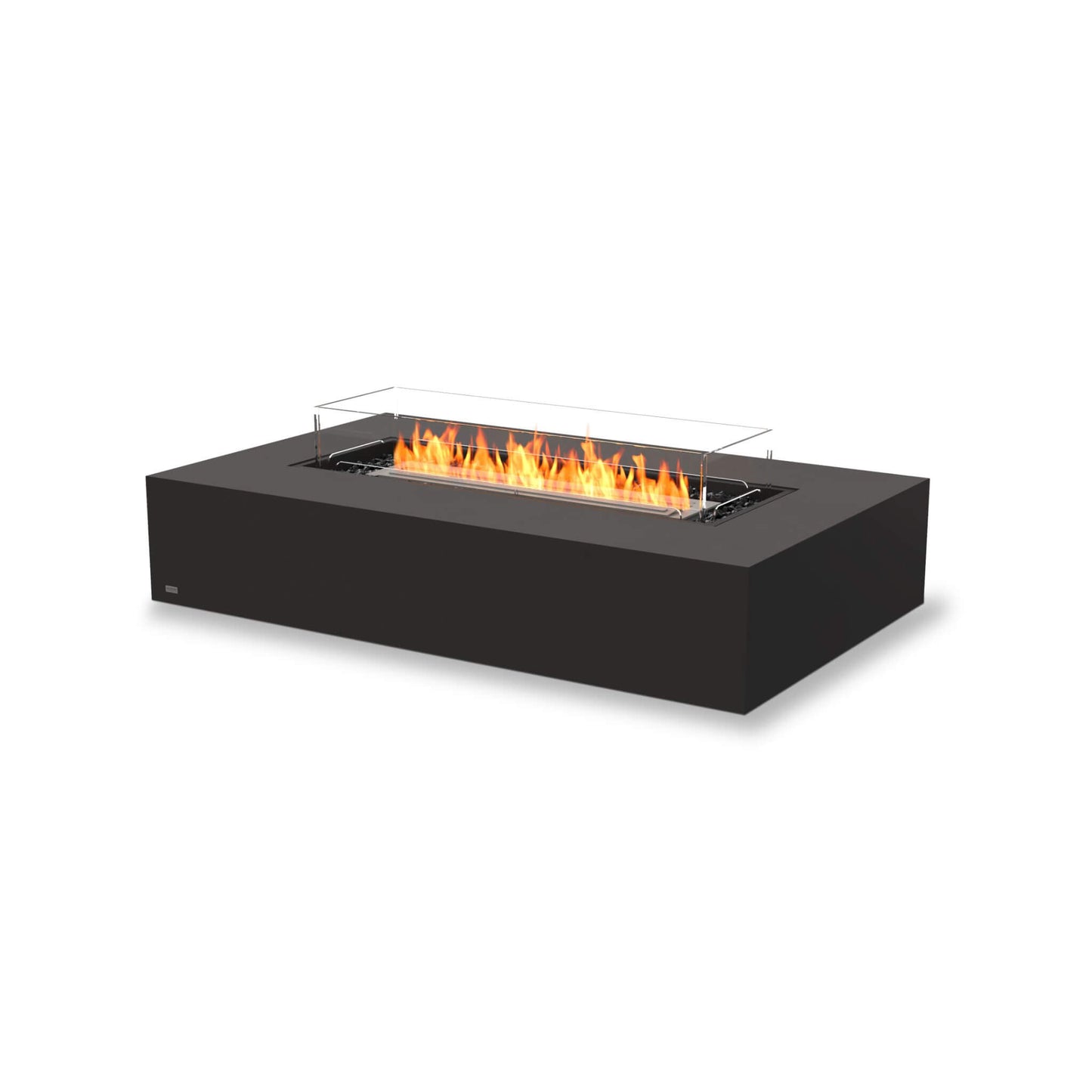 Ecosmart Fire Wharf Concrete Ethanol Gas Fire Pit Table