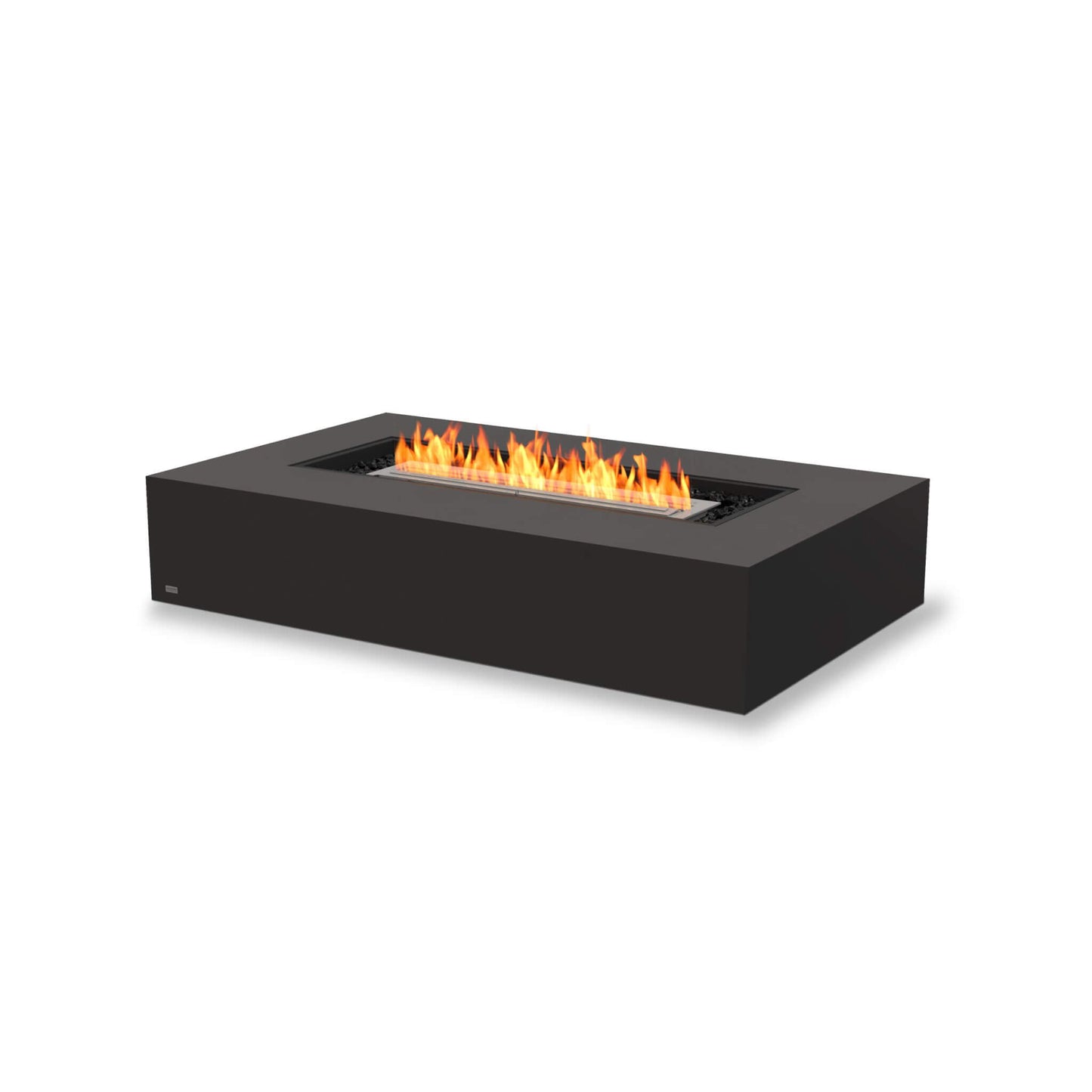 Ecosmart Fire Wharf Concrete Ethanol Gas Fire Pit Table
