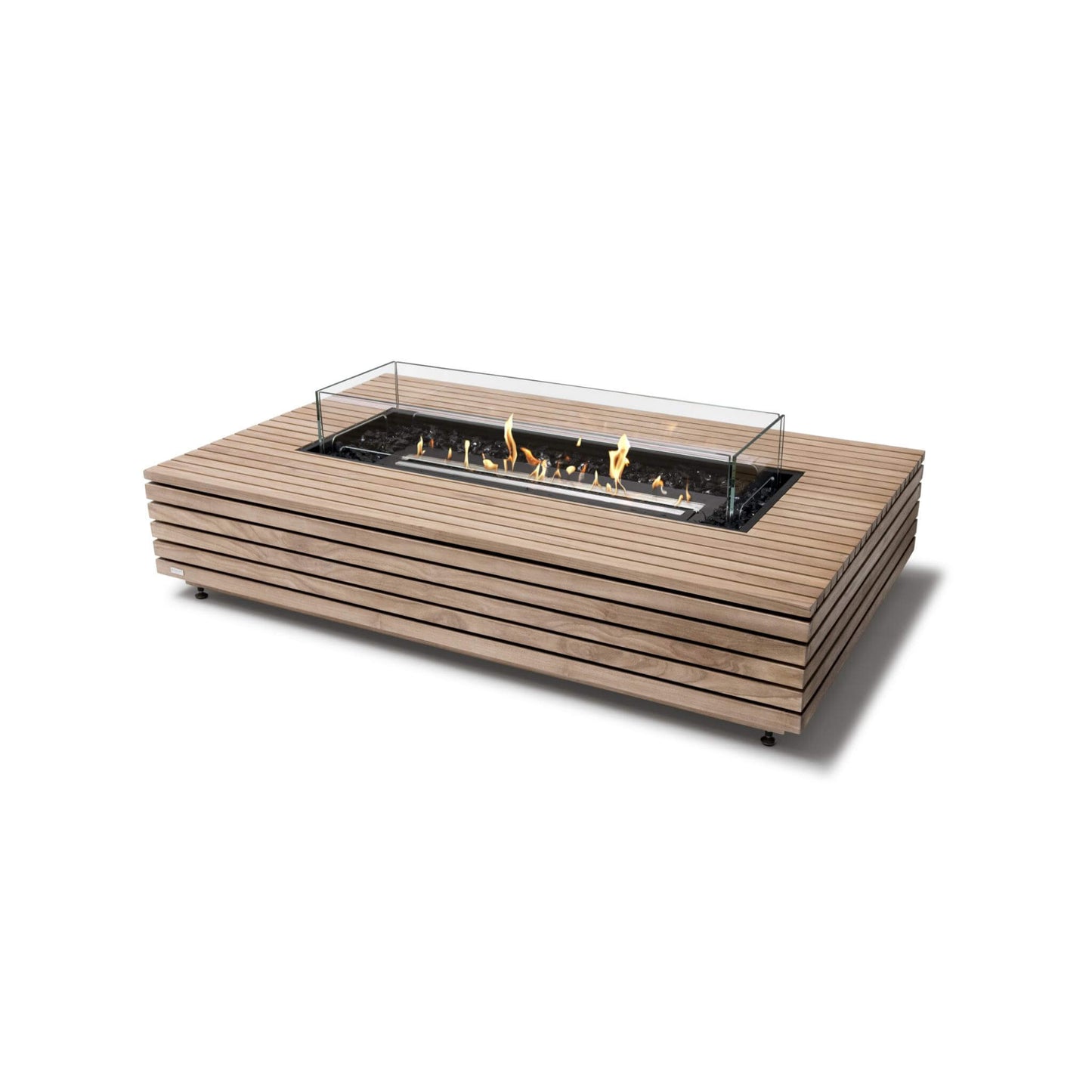 Ecosmart Fire Wharf Concrete Ethanol Gas Fire Pit Table