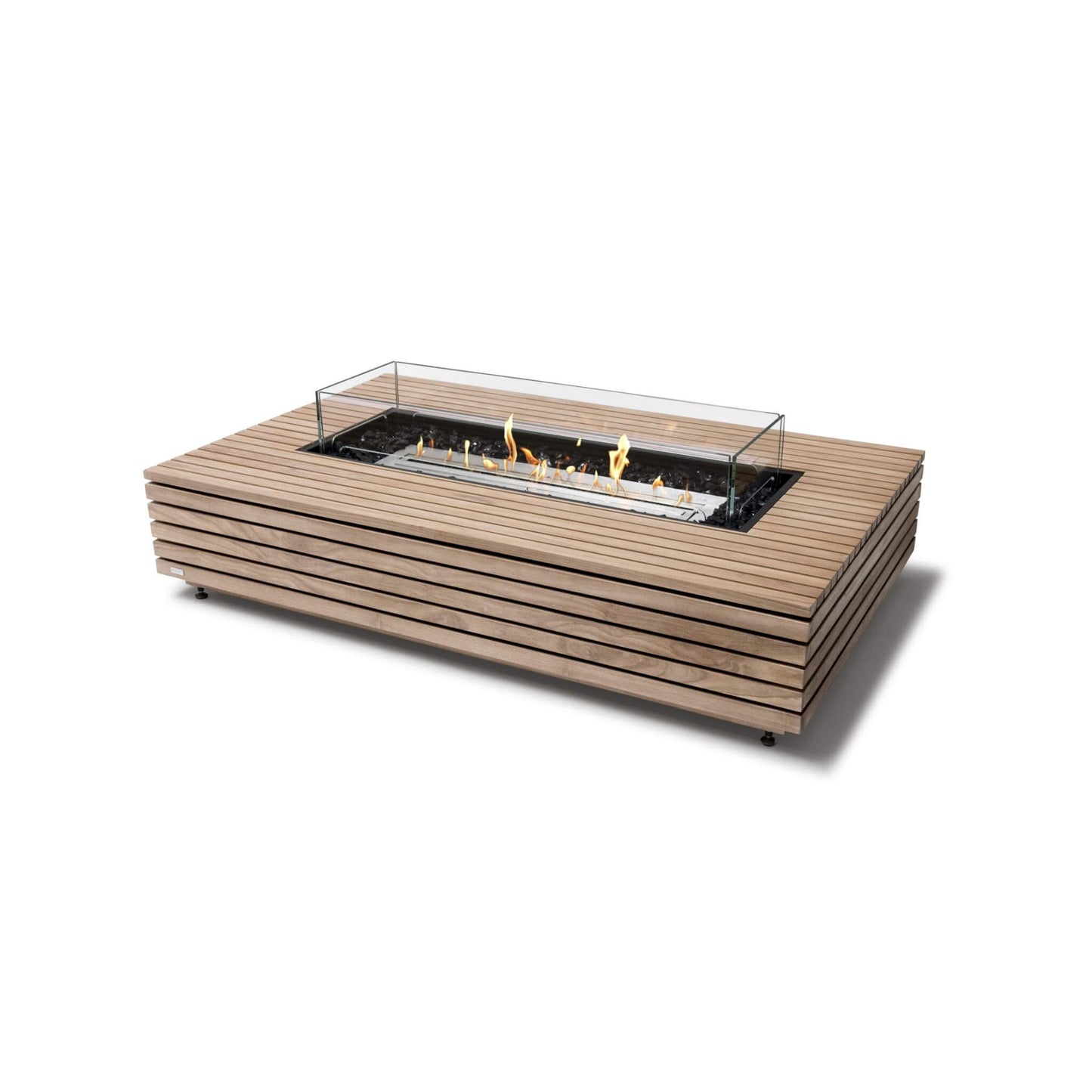 Ecosmart Fire Wharf Concrete Ethanol Gas Fire Pit Table