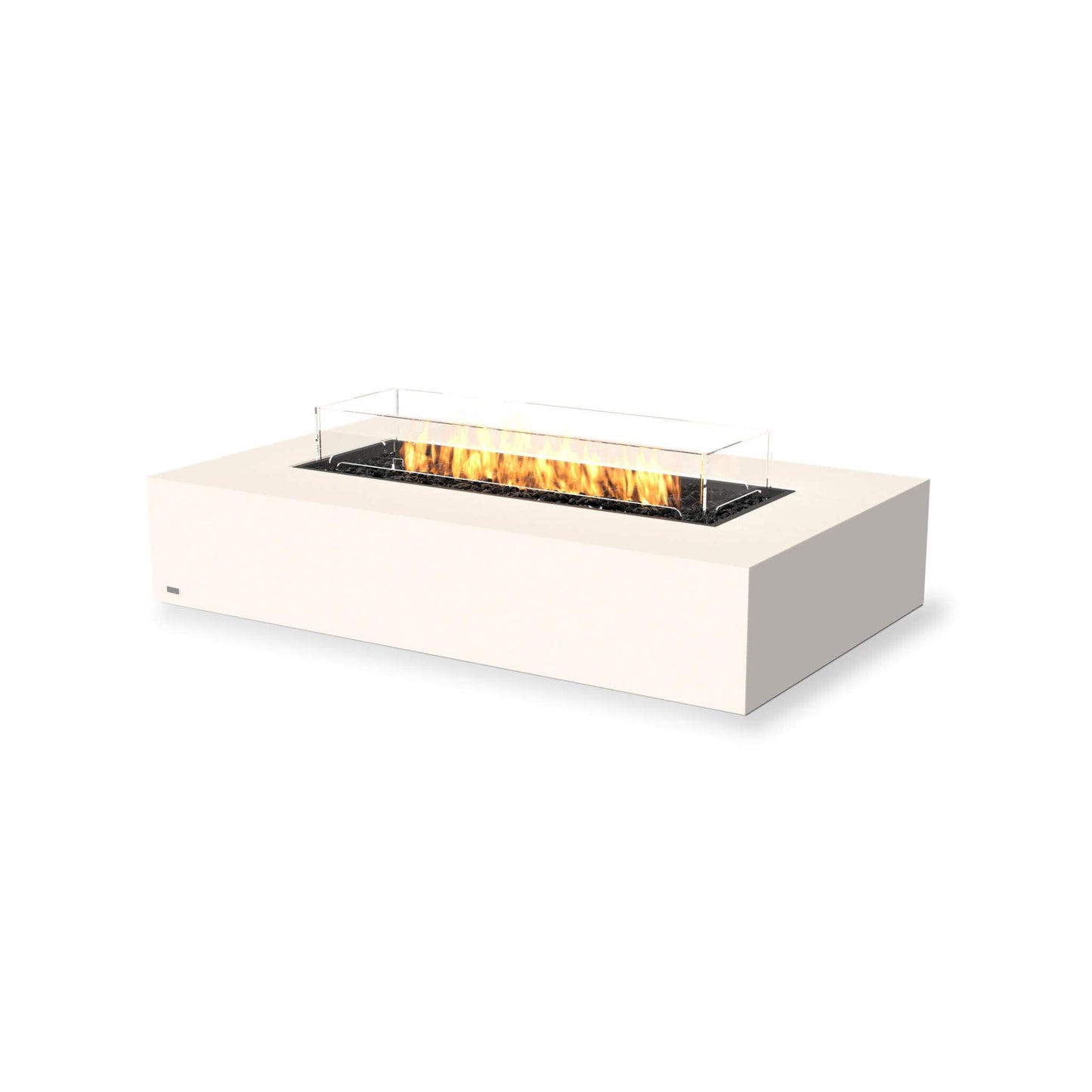 Ecosmart Fire Wharf Concrete Ethanol Gas Fire Pit Table