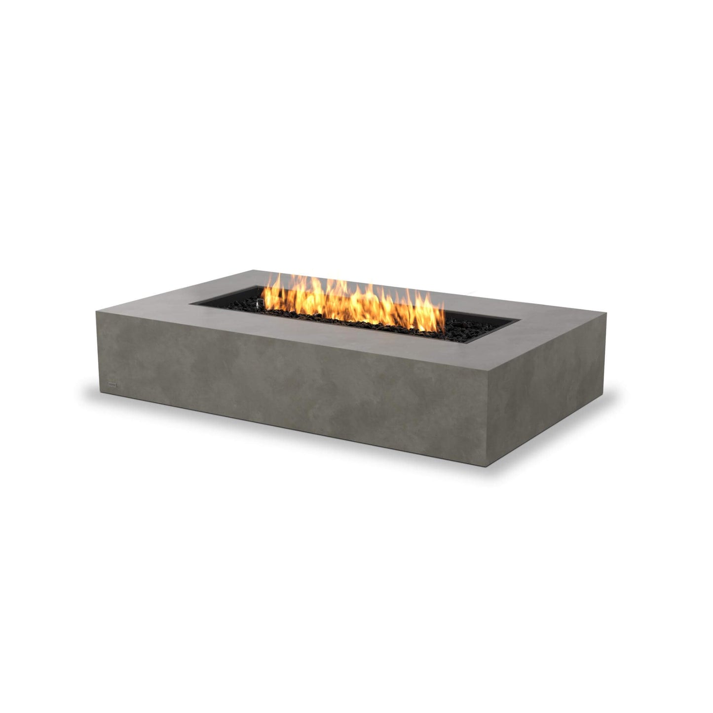 Ecosmart Fire Wharf Concrete Ethanol Gas Fire Pit Table