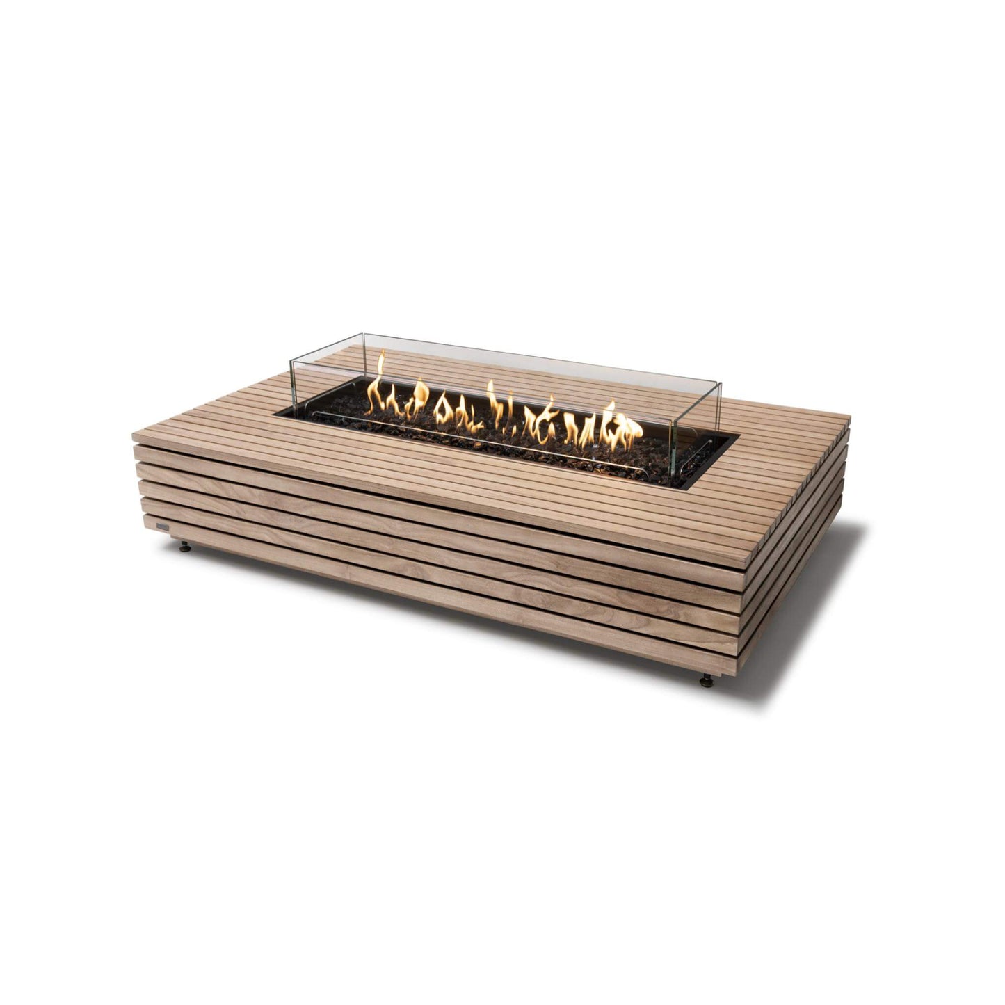 Ecosmart Fire Wharf Concrete Ethanol Gas Fire Pit Table