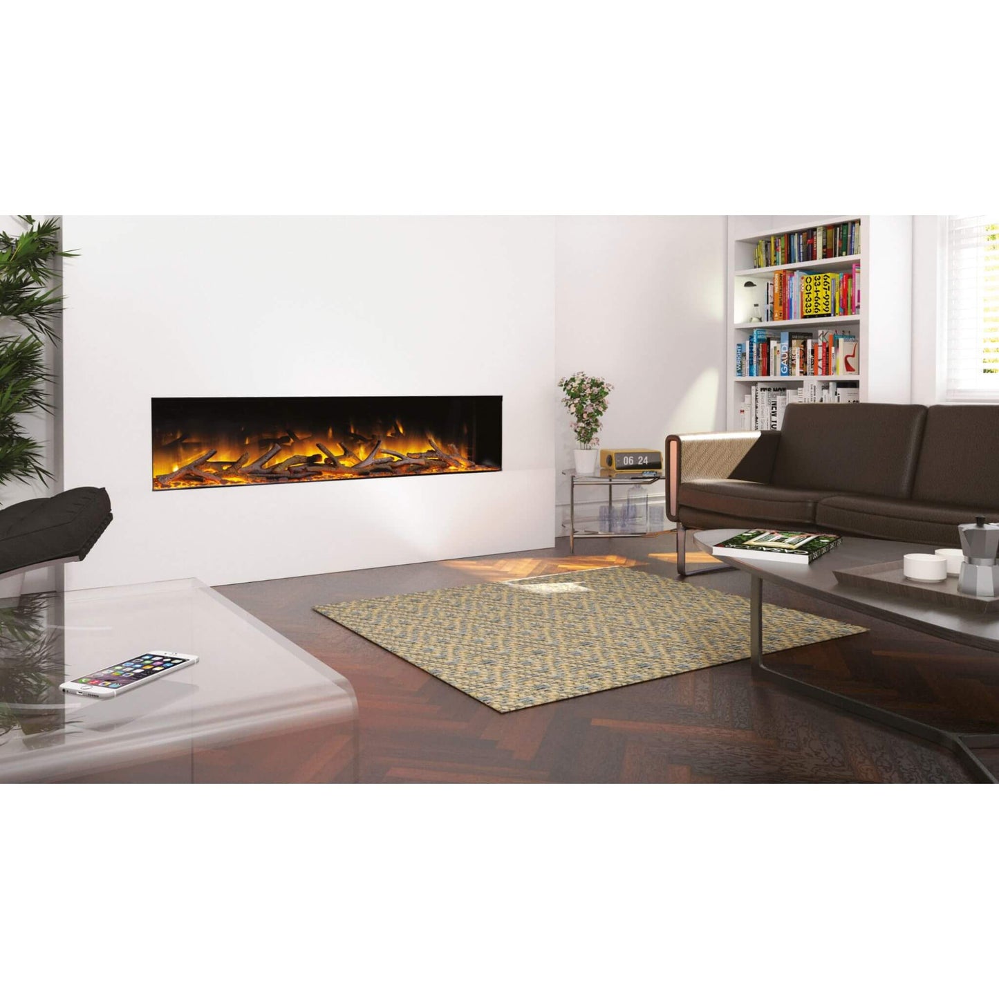 Flamerite Glazer 1500 Wall Mounted Inset Electric Fires