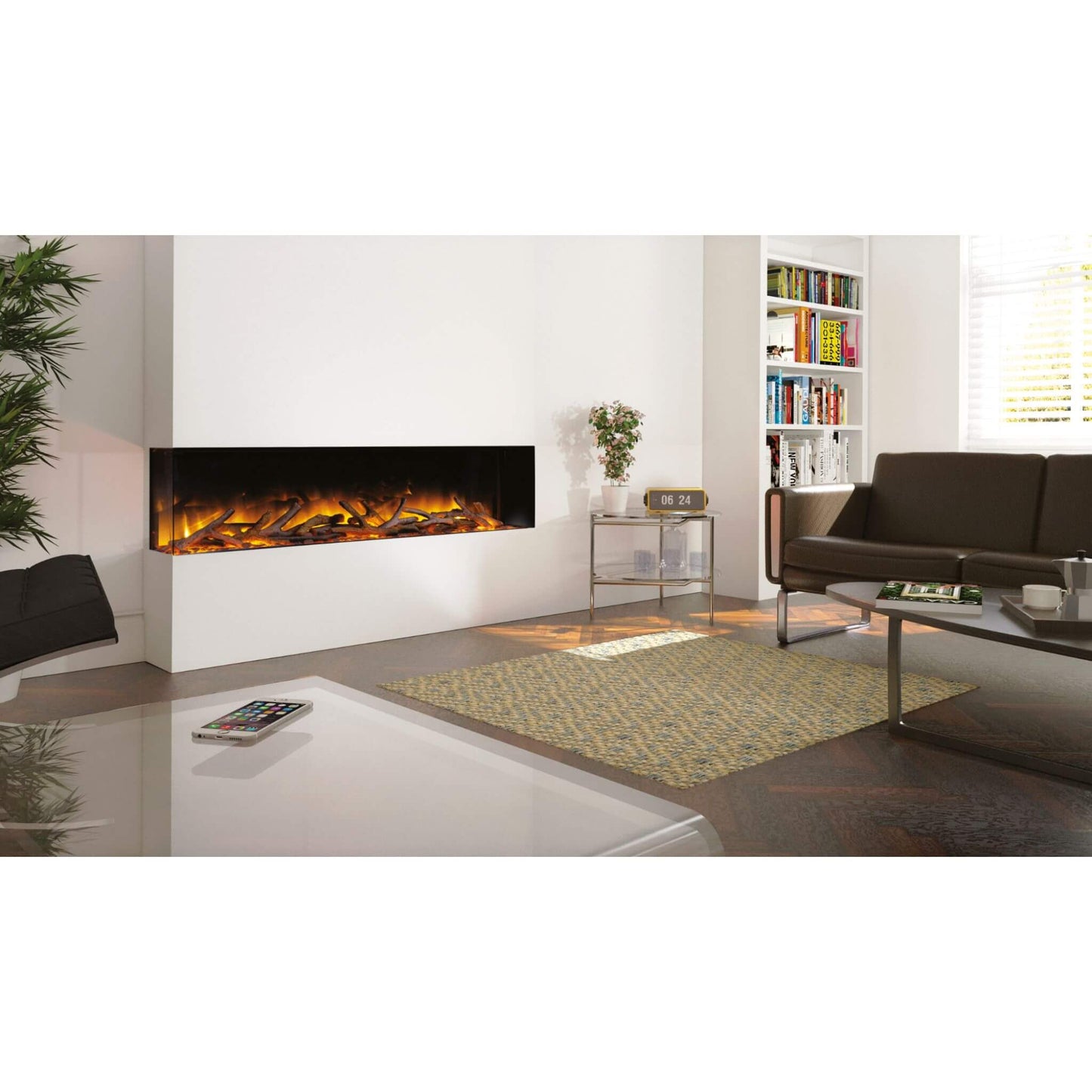 Flamerite Glazer 1500 Wall Mounted Inset Electric Fires