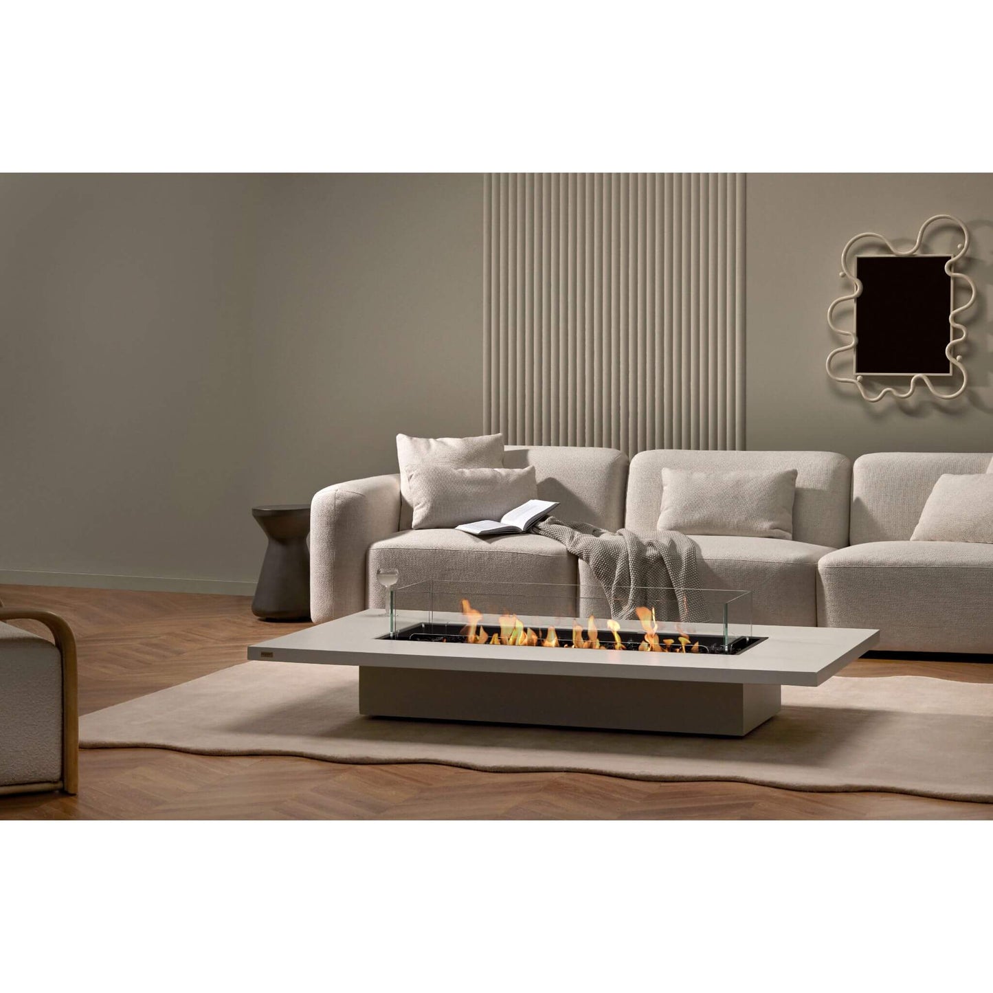 Ecosmart Fire Daiquiri Concrete Gas Fire Pit Table