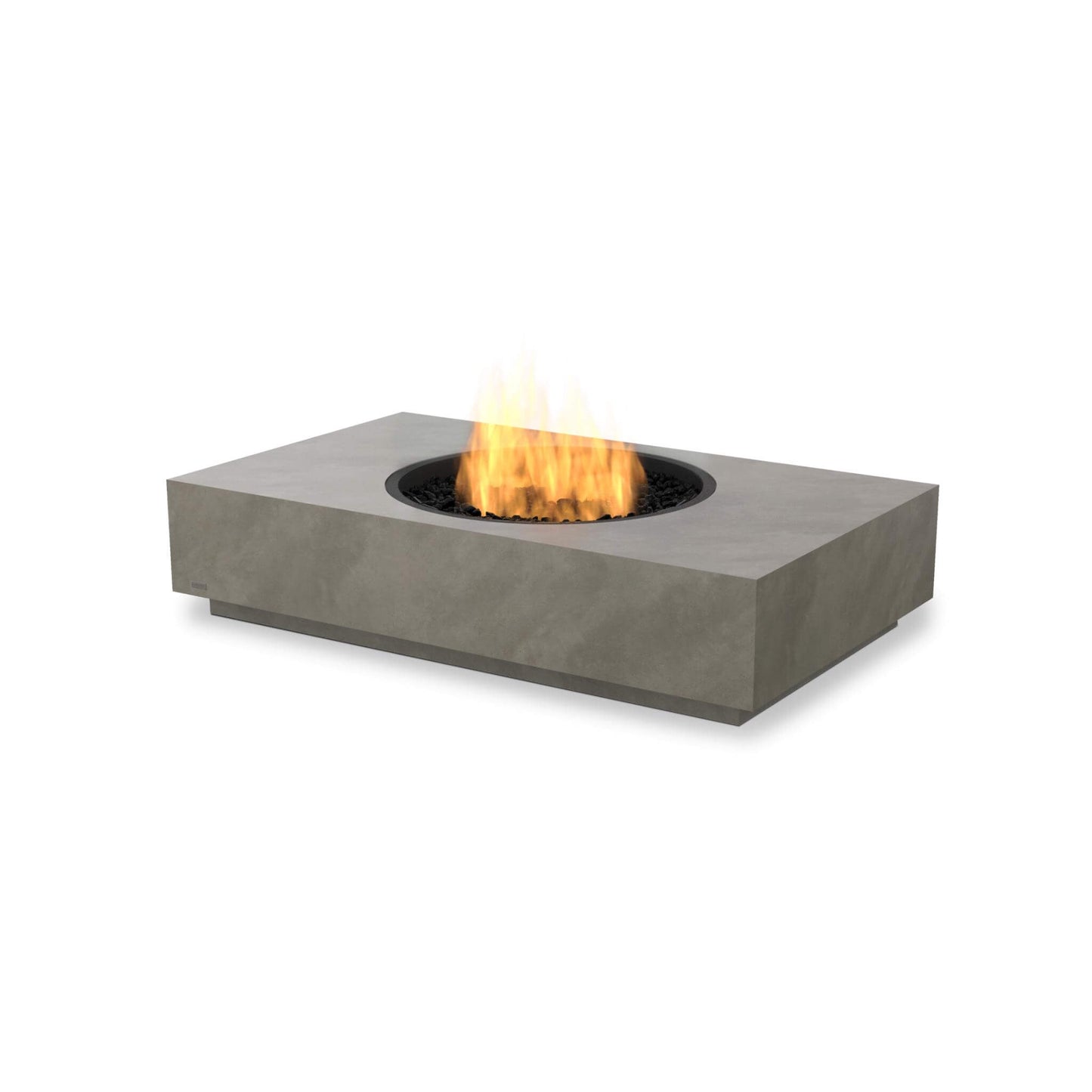 Ecosmart Fire Martini Concrete Ethanol Gas Fire Pit Table