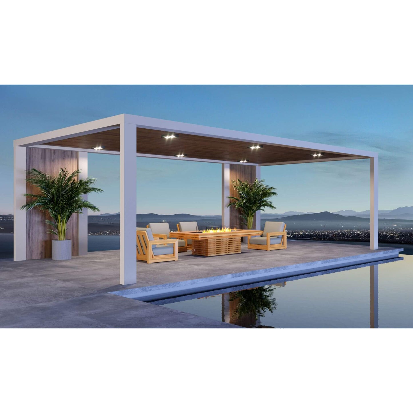 Ecosmart Fire Gin Chat Outdoor Gas Fire Pit Table