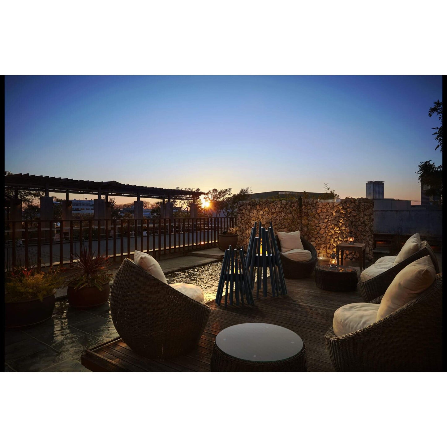 Ecosmart Fire Stix 8 Black Steel Bioethanol Fire Pit