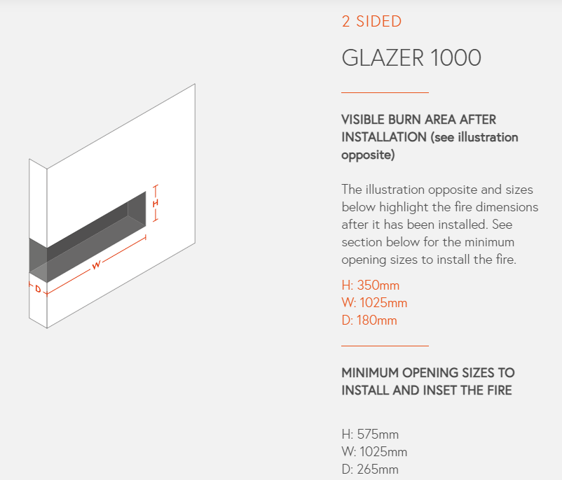 2 Sided Glazer 1000