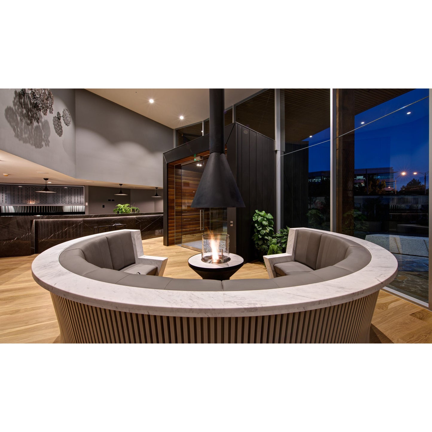 Ecosmart Fire AB3 Round Steel 1.7kw Bioethanol Burner