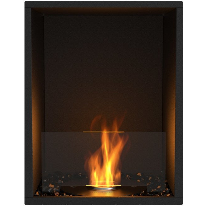 EcoSmart Flex 18SS Best Bioethanol Wall Fireplace in Black - 22.8 inches wall fireplace for sale