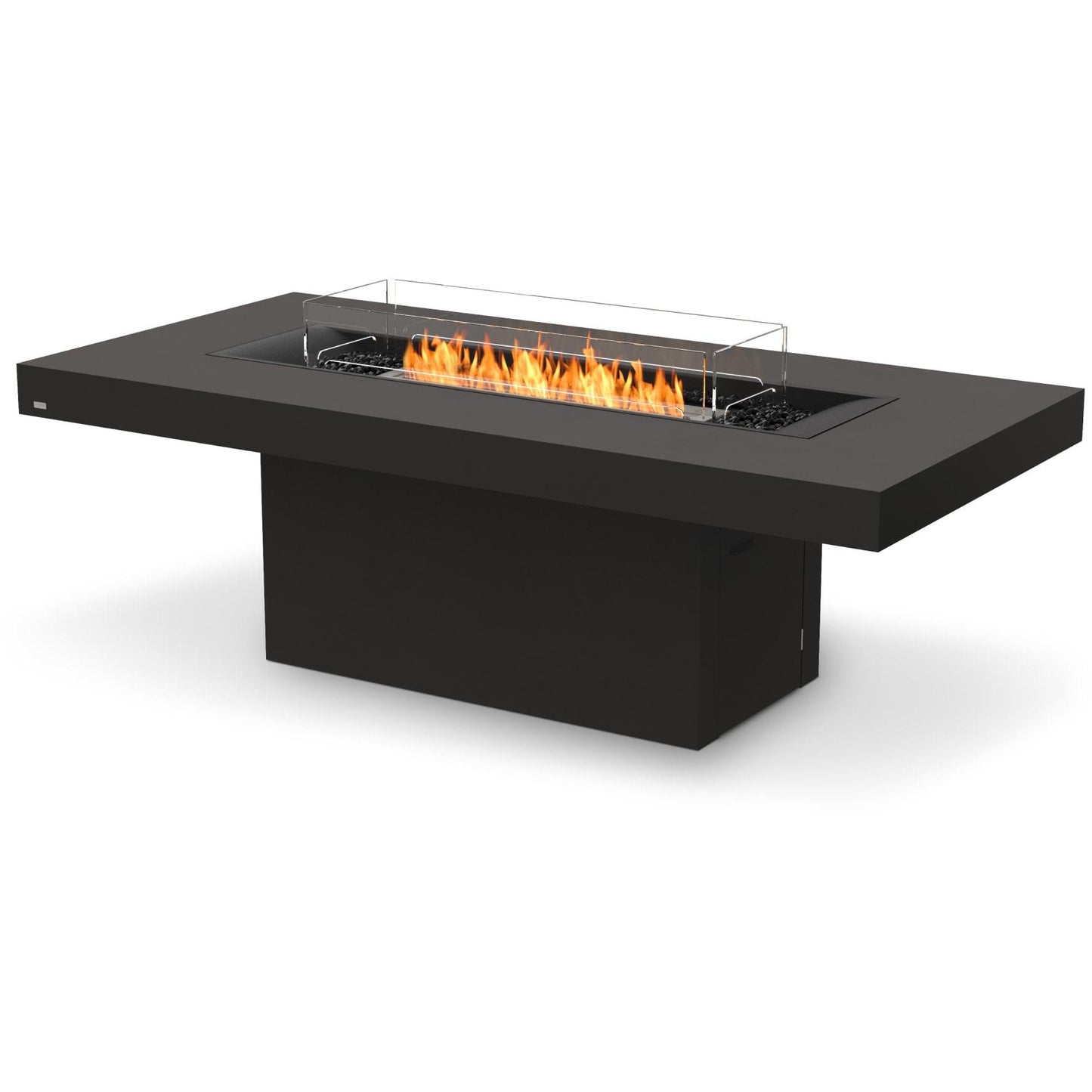 Ecosmart Fire Gin Dining Concrete Ethanol Gas Fire Table