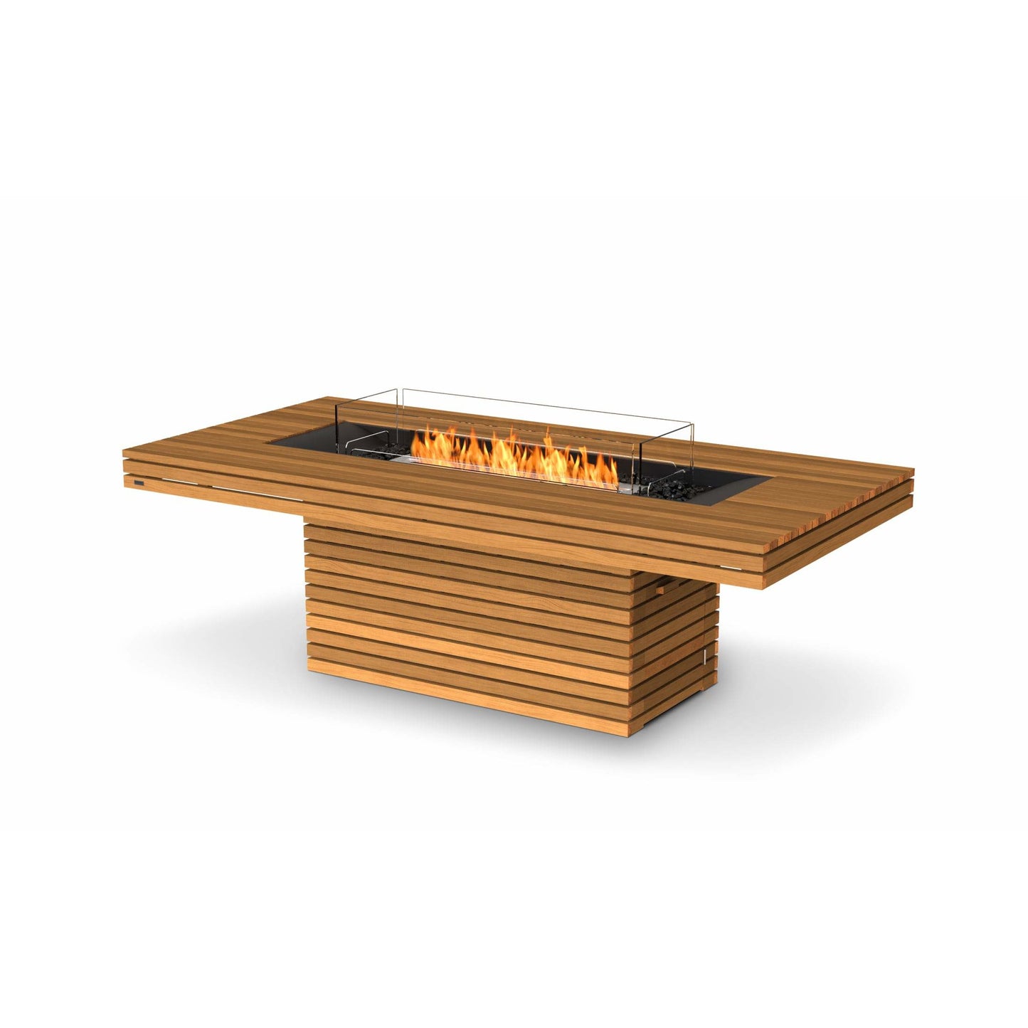 Ecosmart Fire Gin Dining Concrete Ethanol Gas Fire Table