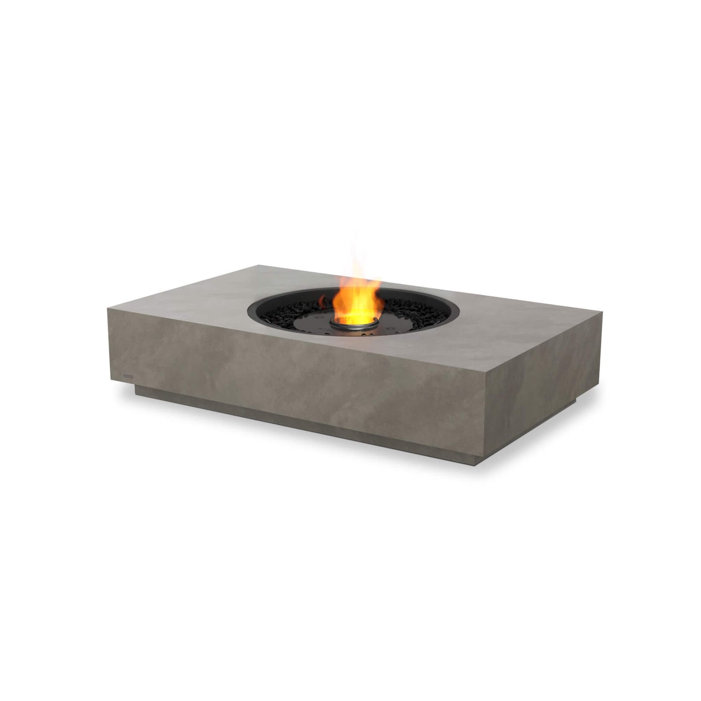 Ecosmart Fire Martini Concrete Ethanol Gas Fire Pit Table