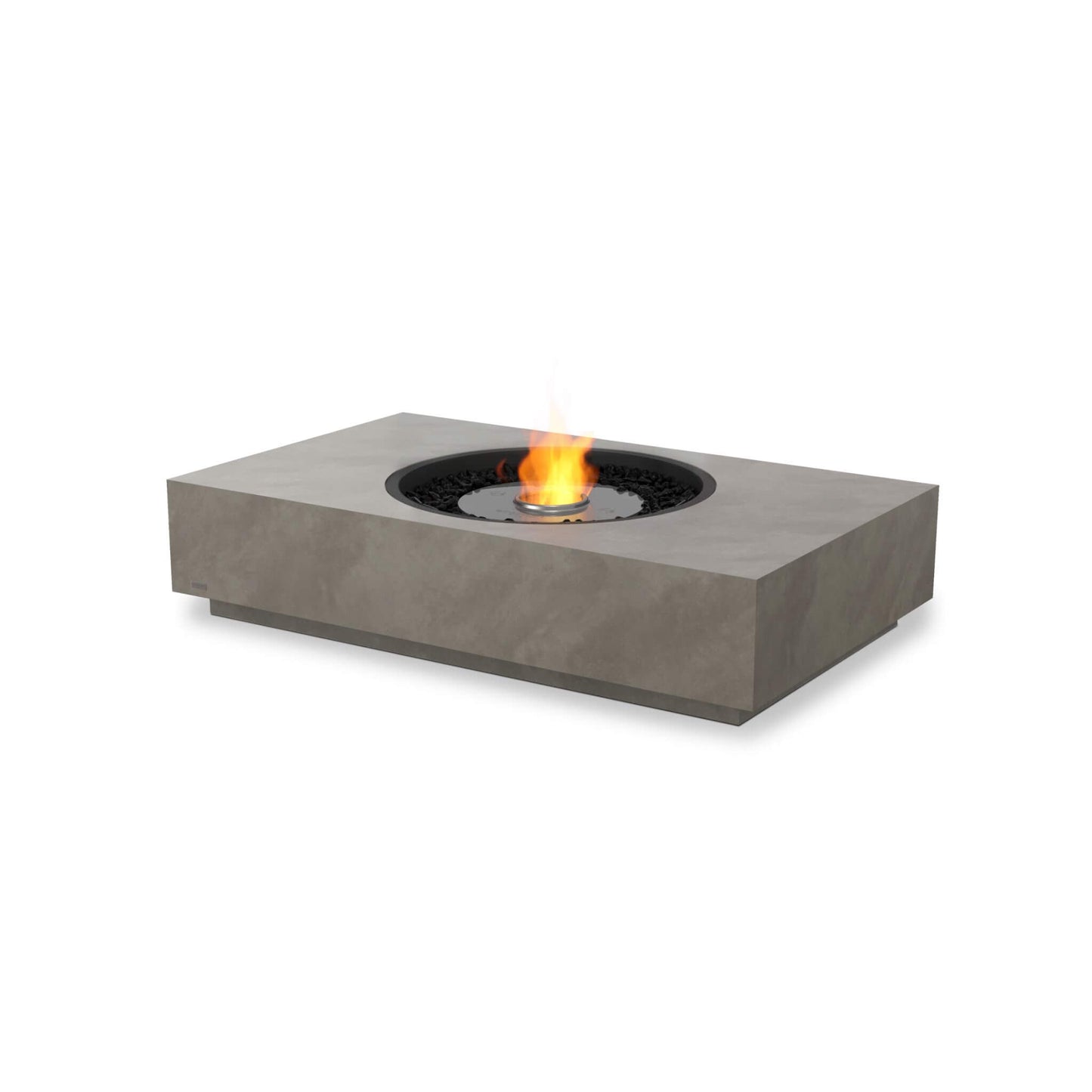 Ecosmart Fire Martini Concrete Ethanol Gas Fire Pit Table