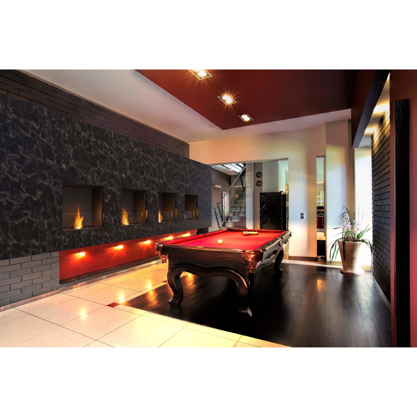 EcoSmart Flex 18SS Best Bioethanol Fireplace in Black - 22.8 inches wall fireplace for sale