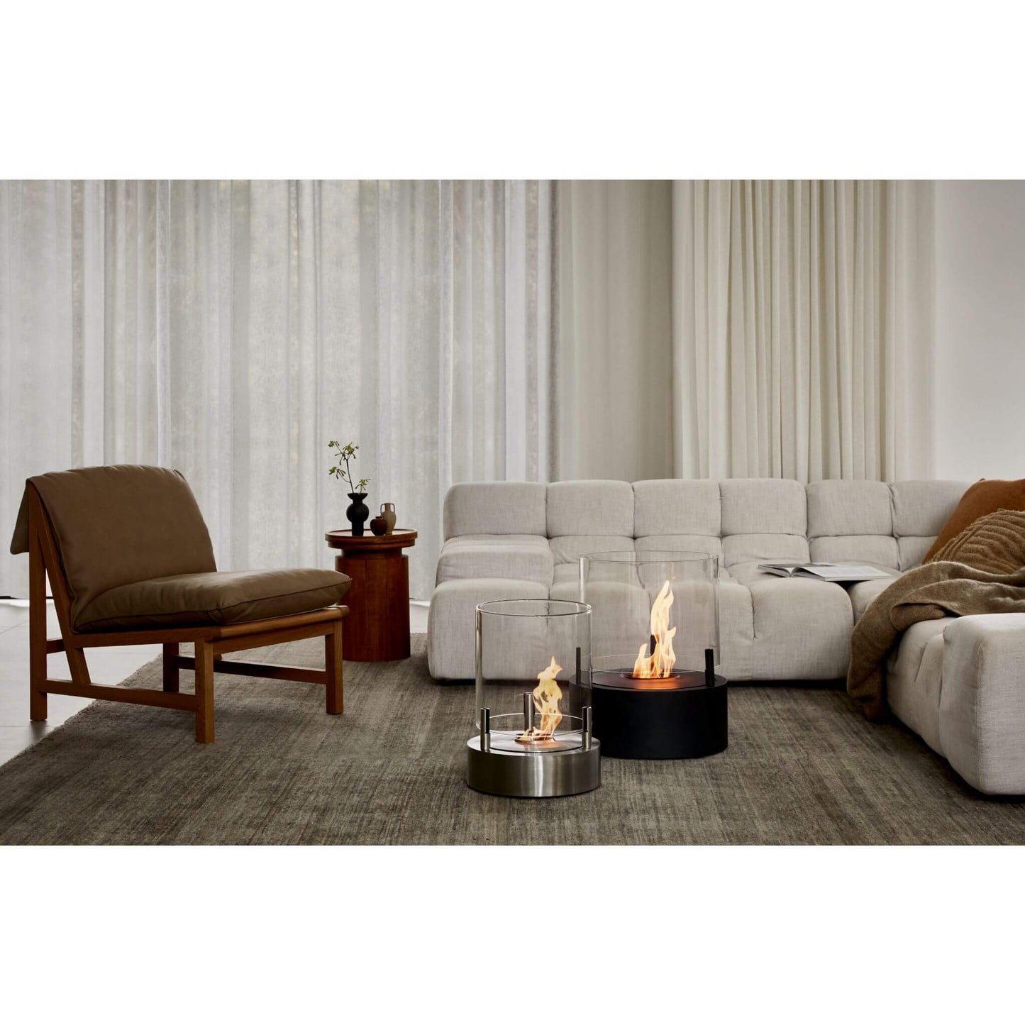 Ecosmart Fire T-Lite 3 Tabletop Glass Bioethanol Fireplace