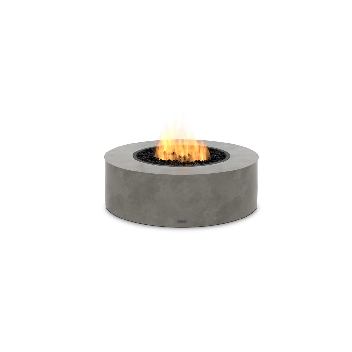 Ecosmart Fire Ark Round Concrete Gas Ethanol Fire Pit Table