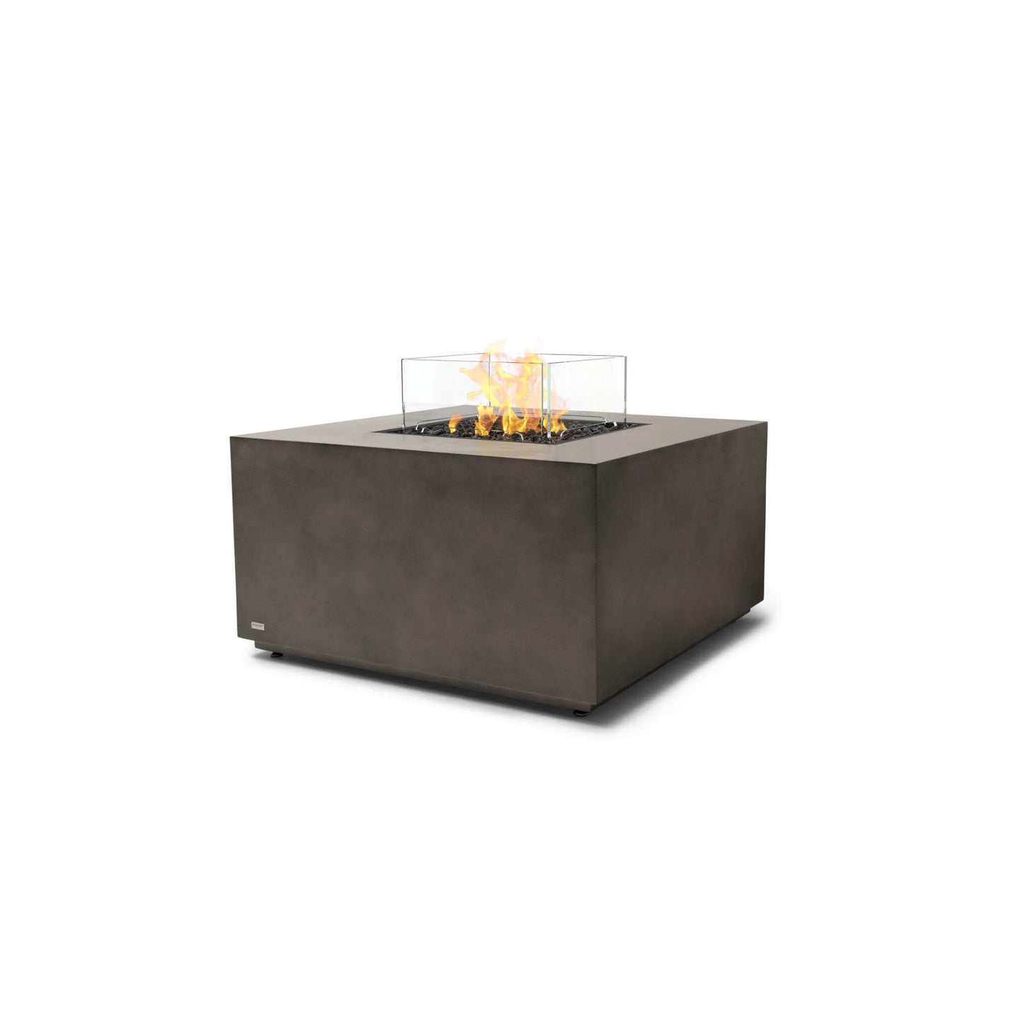 Ecosmart Fire Chaser 38 Square Bioethanol Gas Fire Pit Table