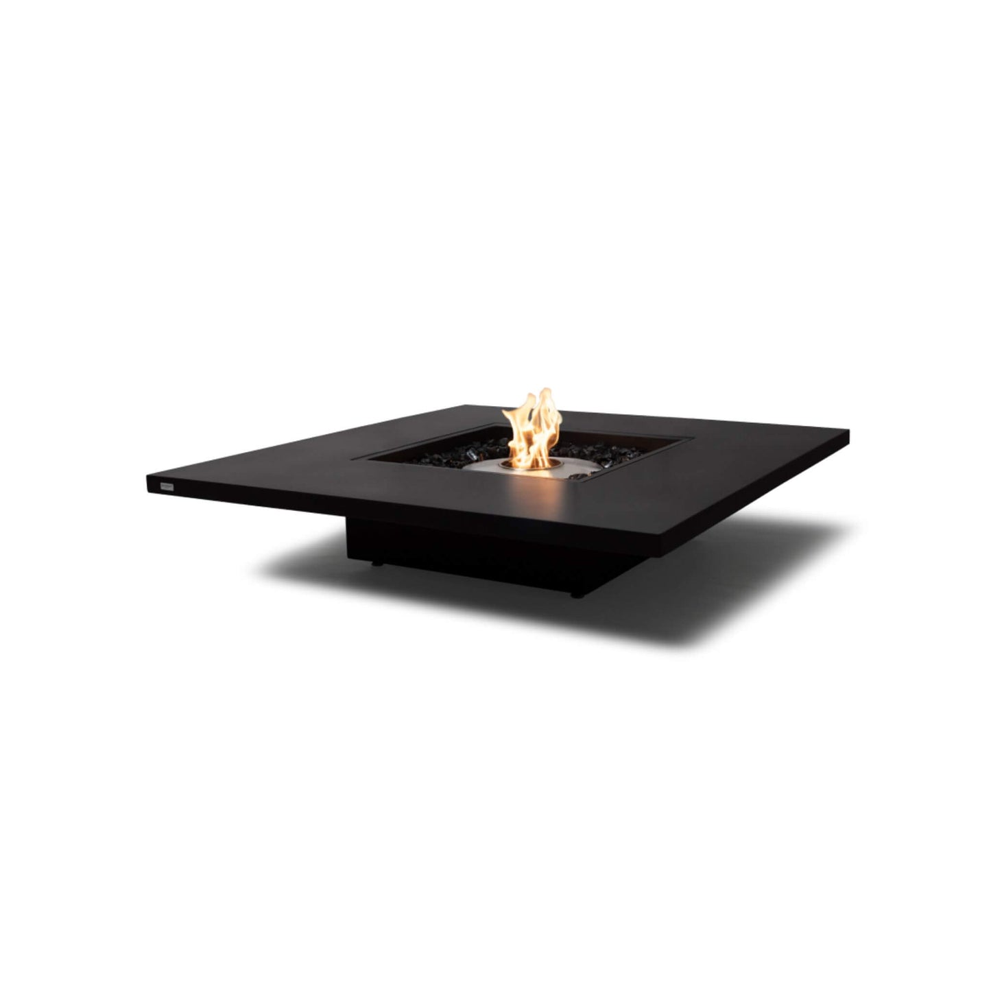 Ecosmart Vertigo 50 Square Bioethanol Gas Fire Pit Table