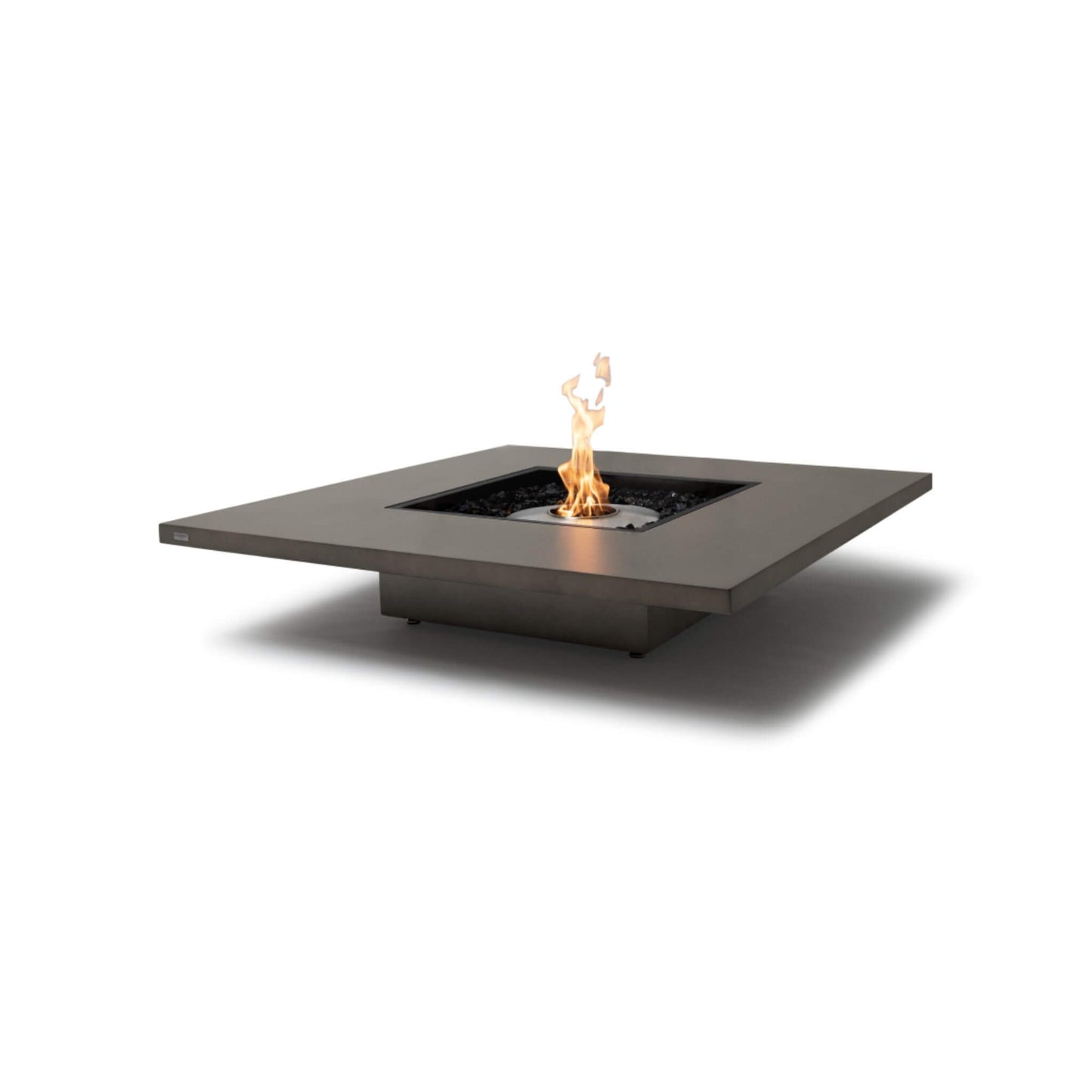 Ecosmart Vertigo 50 Square Bioethanol Gas Fire Pit Table