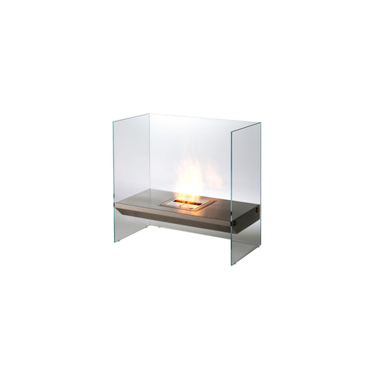 Ecosmart Igloo Freestanding Glass Bioethanol Fireplace