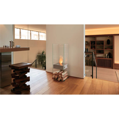 Ecosmart Ghost Freestanding Glass Bioethanol Fireplace