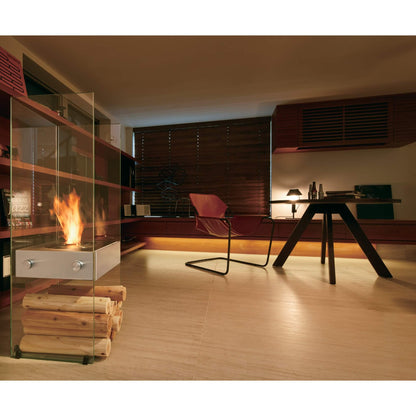 Ecosmart Ghost Freestanding Glass Bioethanol Fireplace