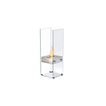 Ecosmart Ghost Freestanding Glass Bioethanol Fireplace