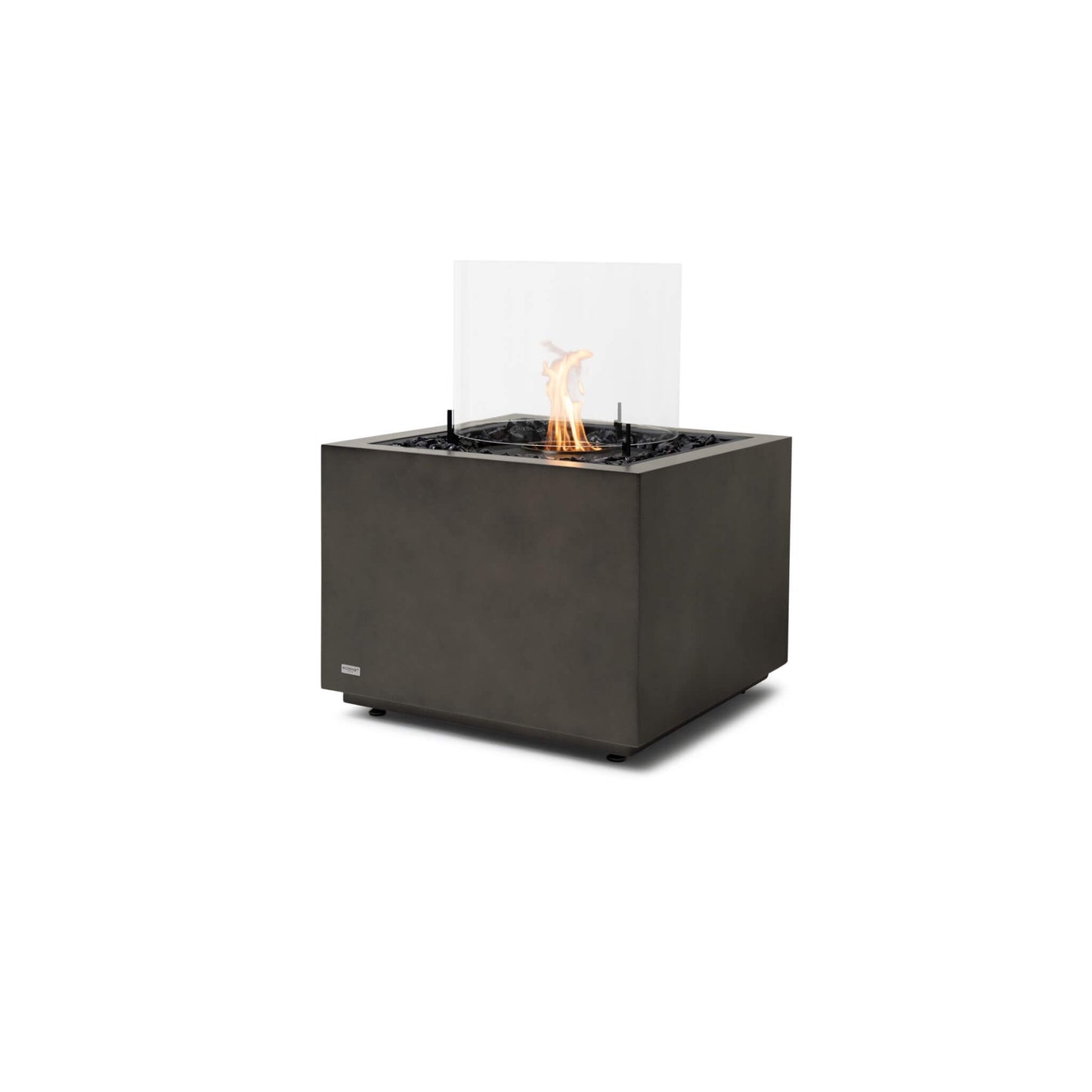 Ecosmart Fire Sidecar 24 Square Ethanol Gas Fire Pit Table