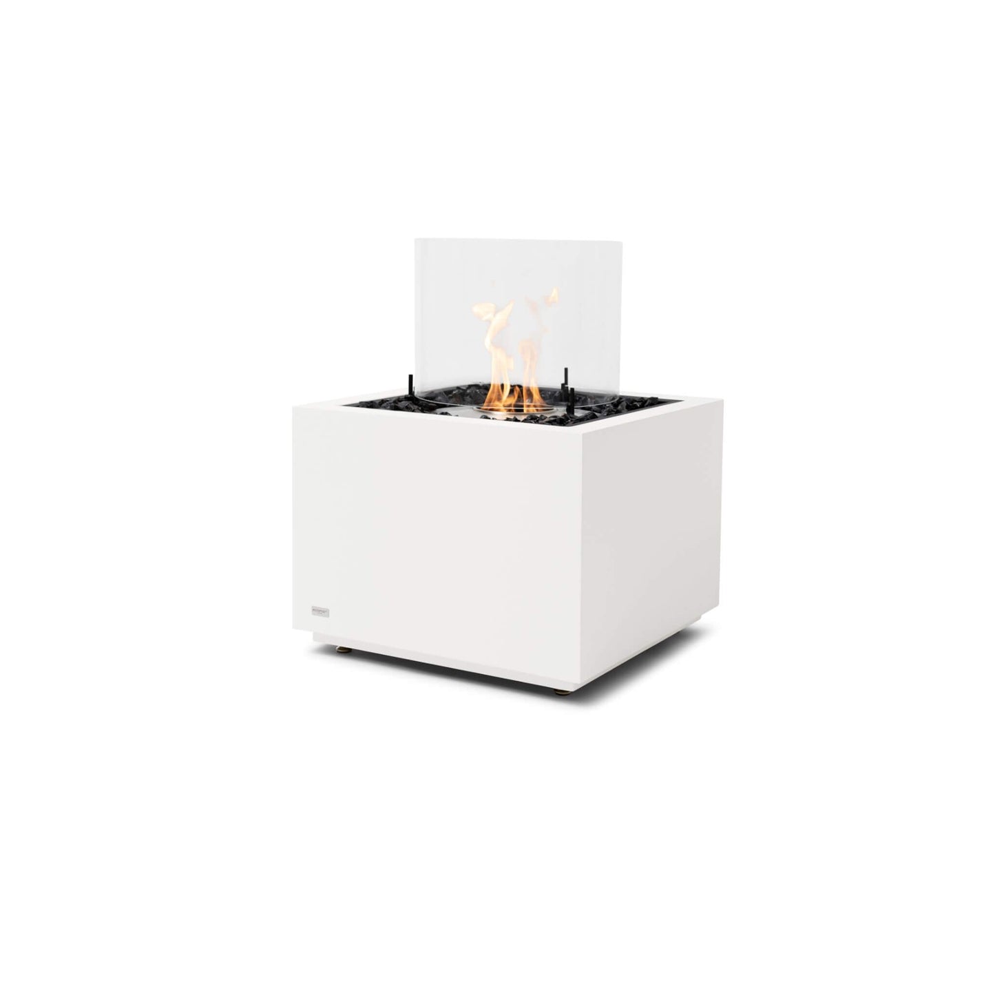 Ecosmart Fire Sidecar 24 Square Ethanol Gas Fire Pit Table