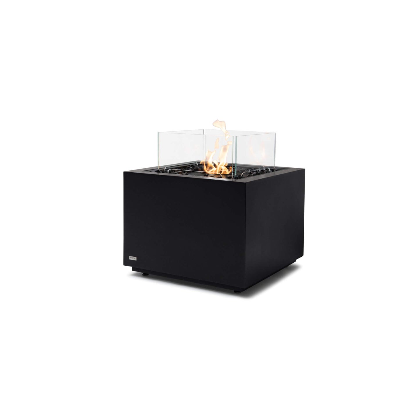 Ecosmart Fire Sidecar 24 Square Ethanol Gas Fire Pit Table