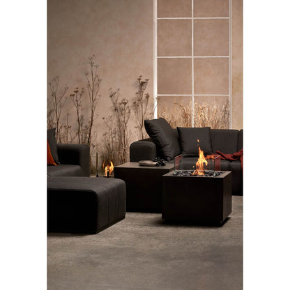 Ecosmart Fire Sidecar 24 Square Ethanol Gas Fire Pit Table