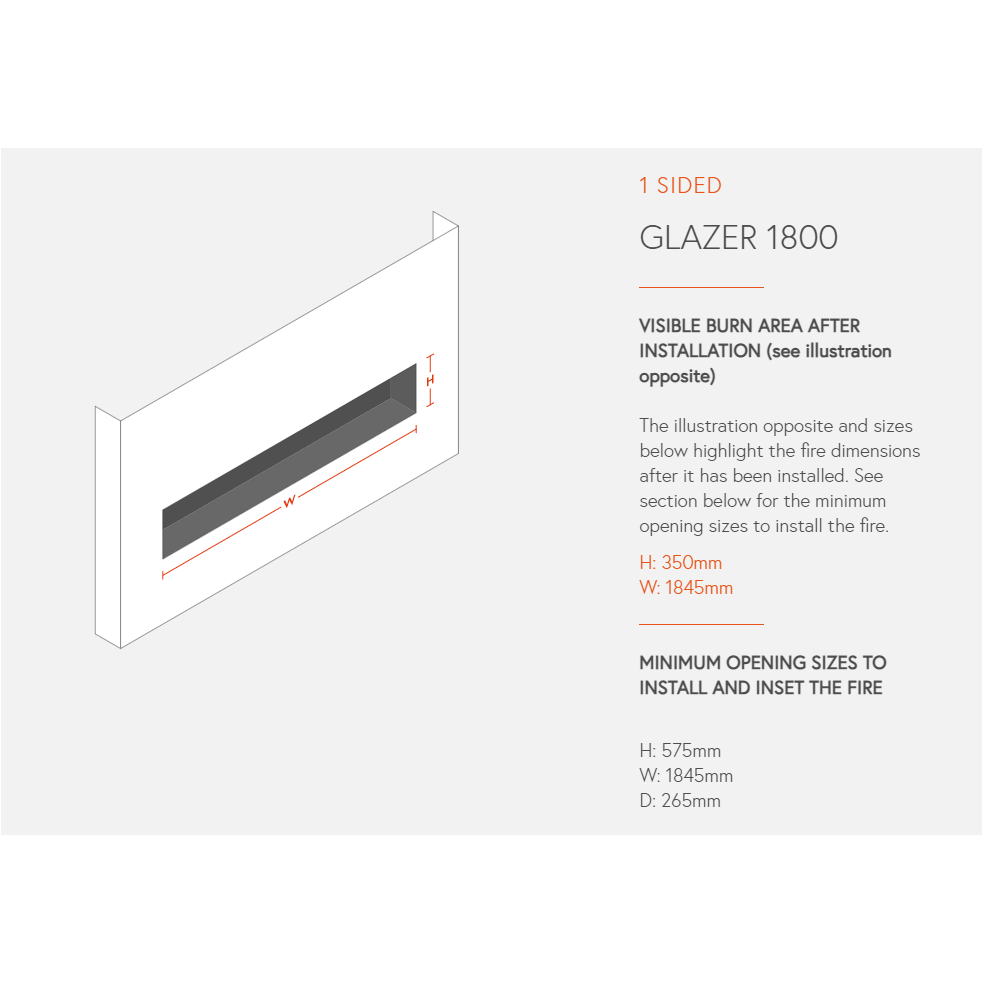 1 sided glazer 1800