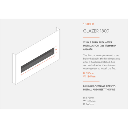 1 sided glazer 1800