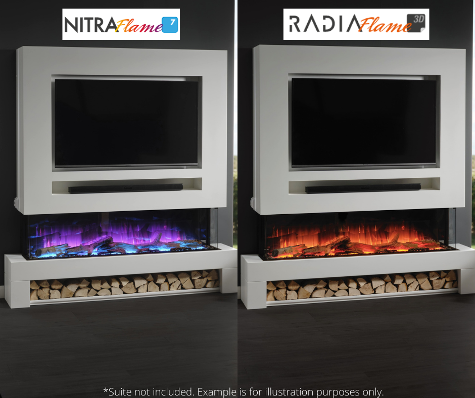 Electric fireplace 750w 1500w