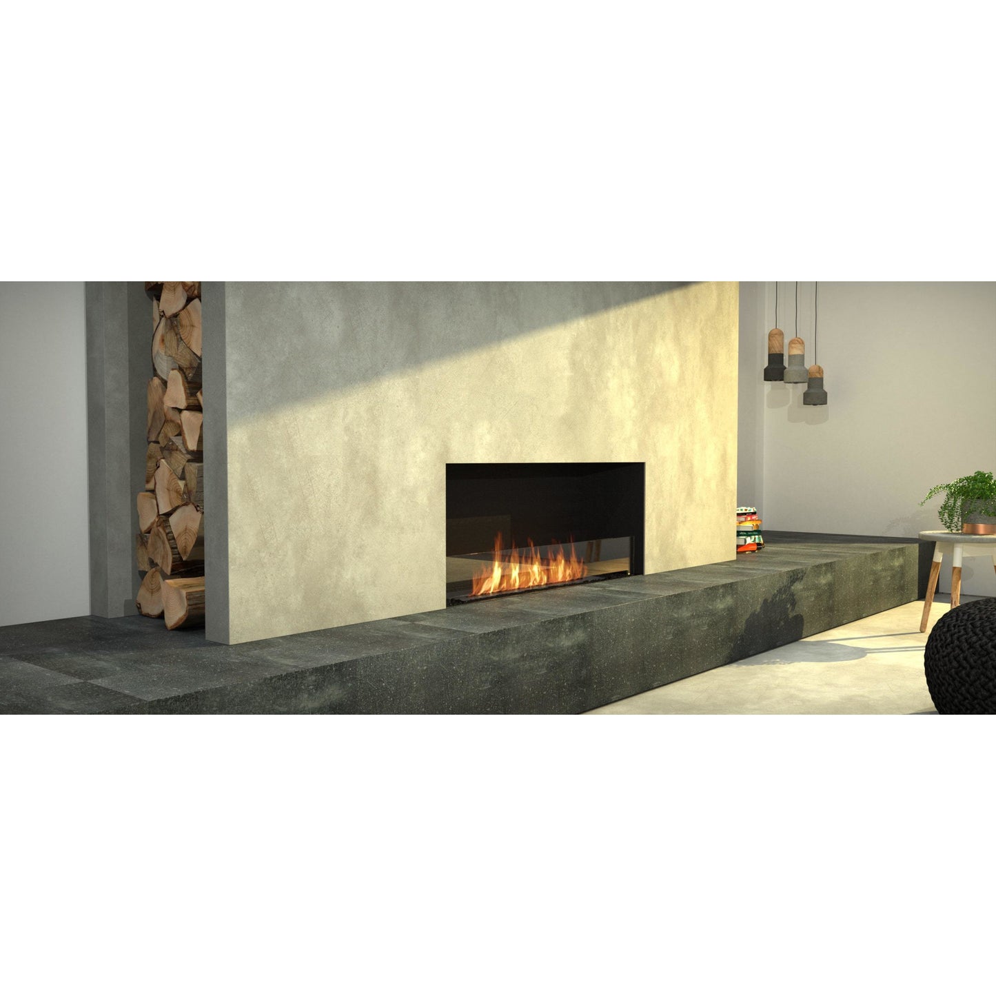 Modern fireplace