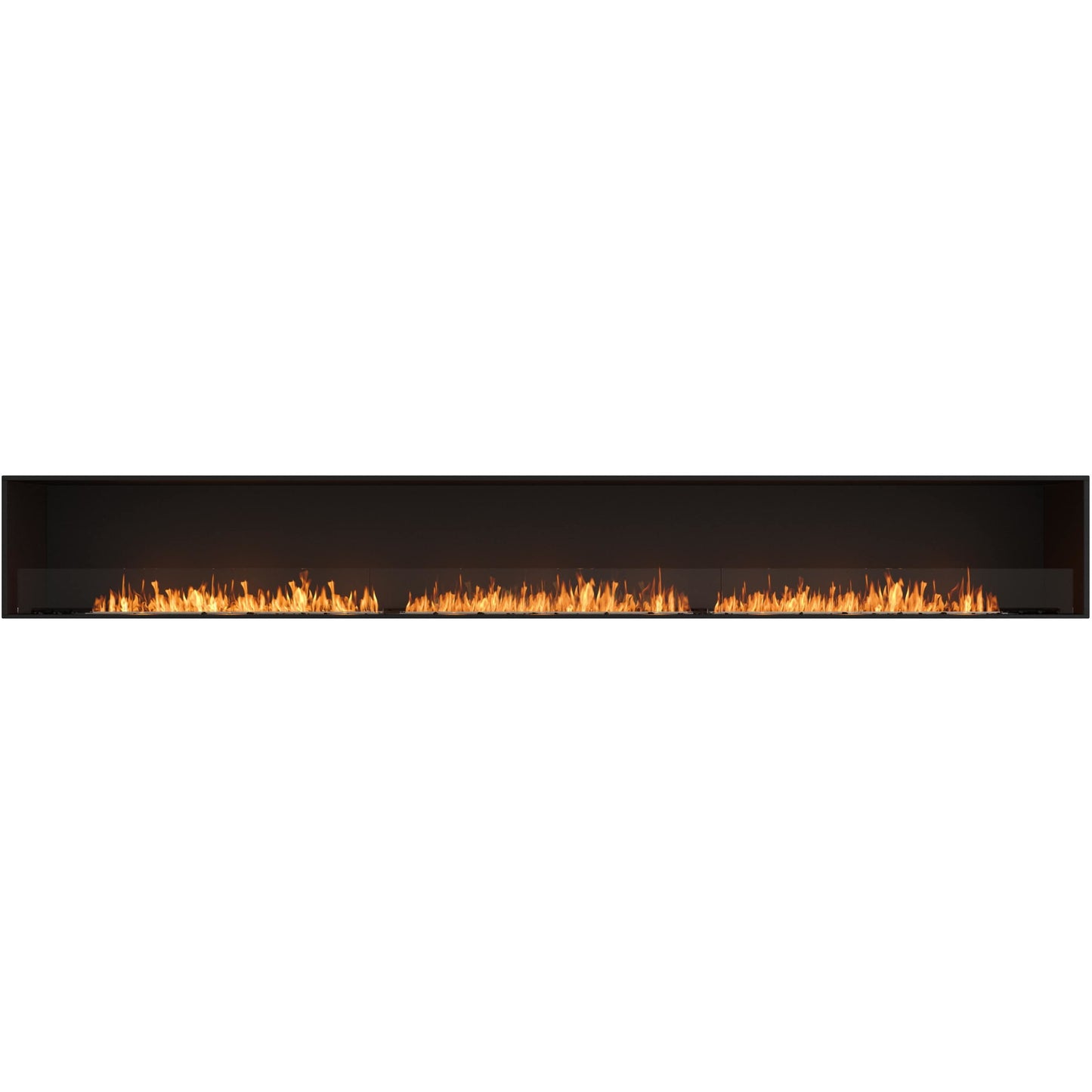 Bioethanol fireplace media wall