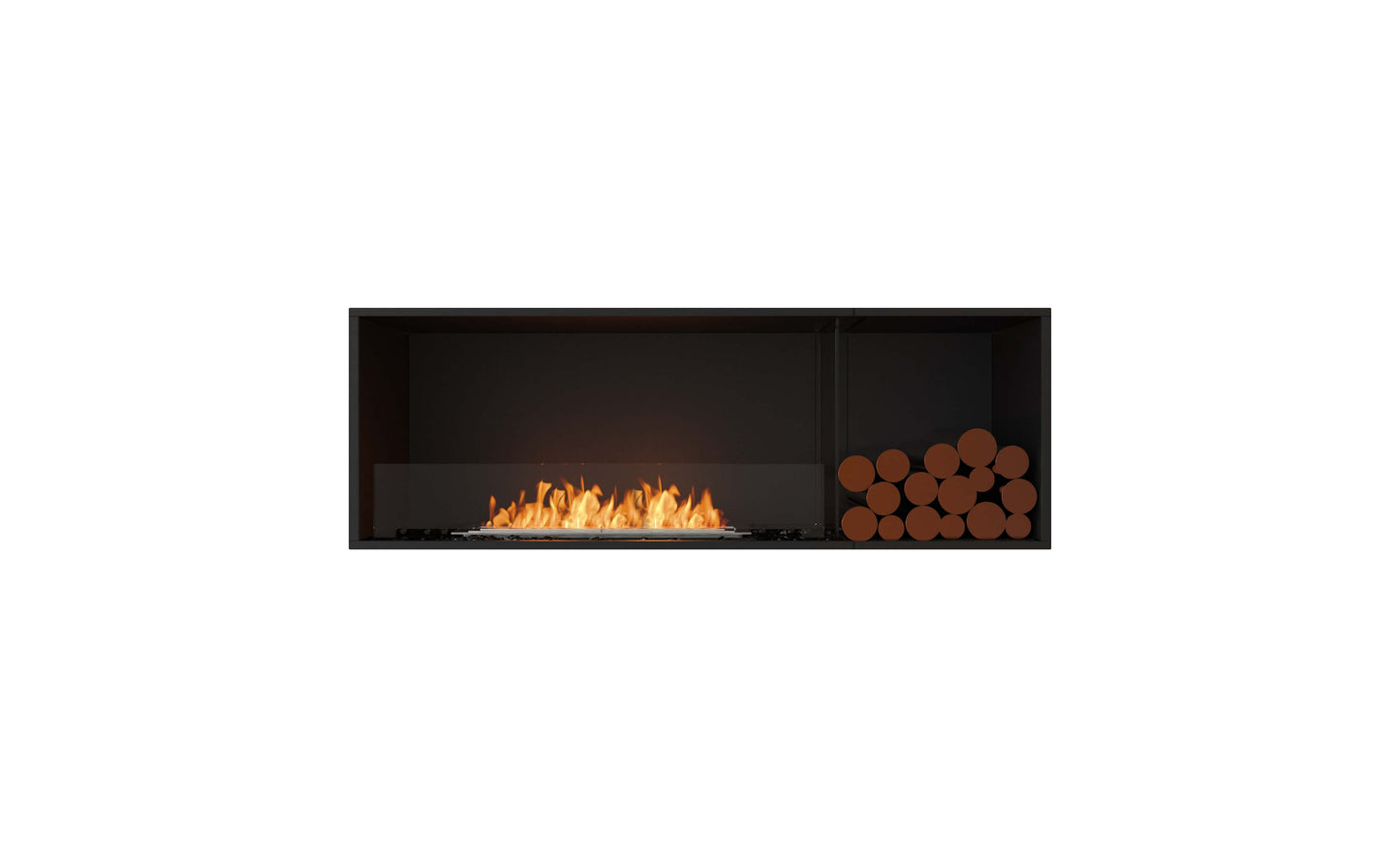 EcoSmart Flex 60SS Bioethanol Fireplace Modern Wall Insert