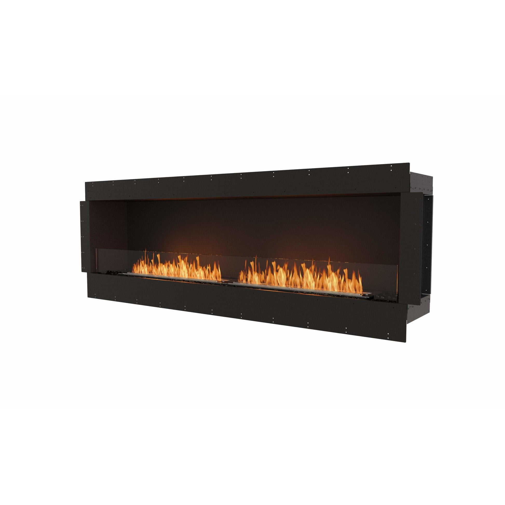EcoSmart Flex 86ss; best modern, bio ethanol fireplace in black - 94.1 inches long wall fireplace for sale