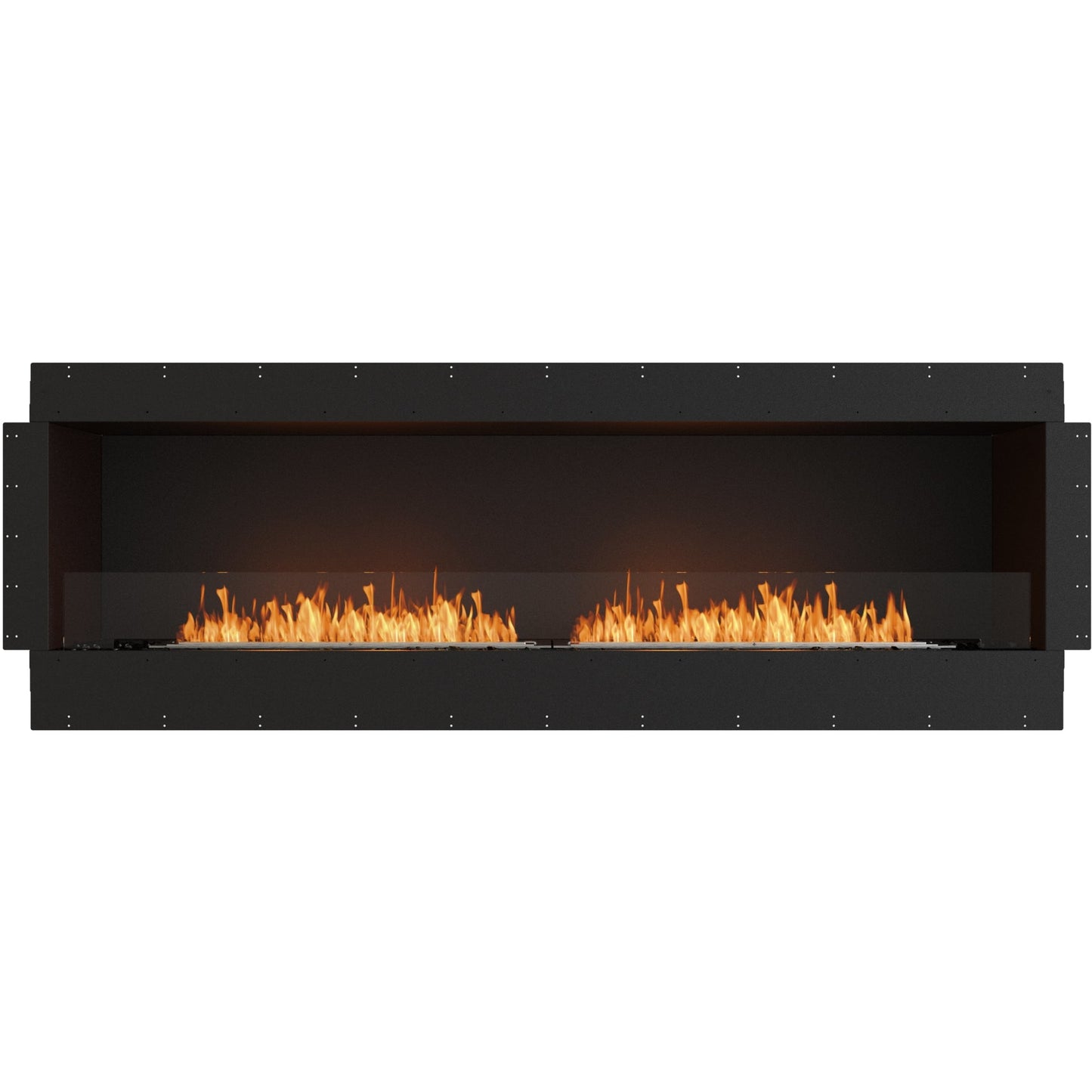 EcoSmart Flex 86ss; best modern, bio ethanol fireplace in black - 94.1 inches long wall fireplace for sale